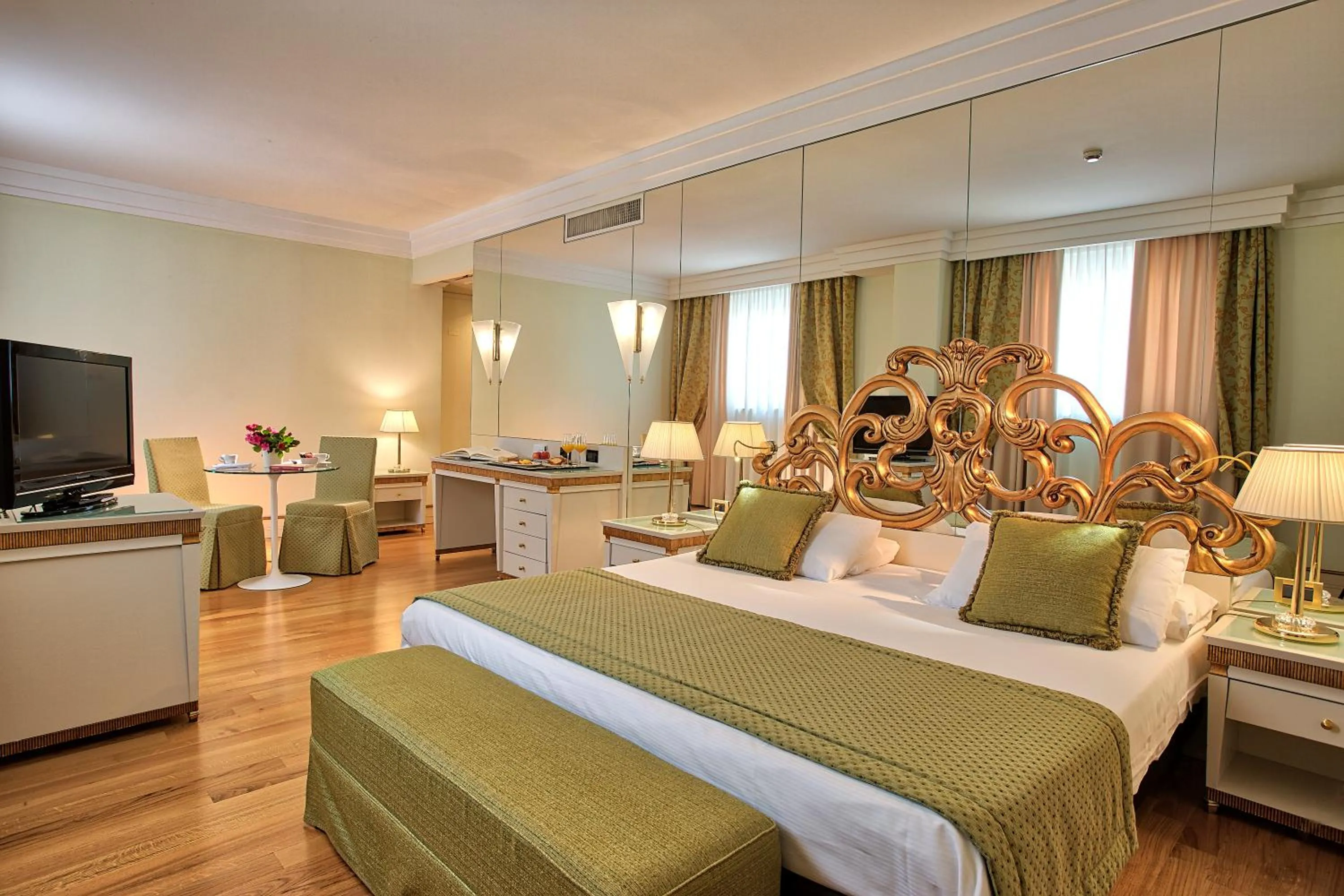 Bed in Park Hotel Junior