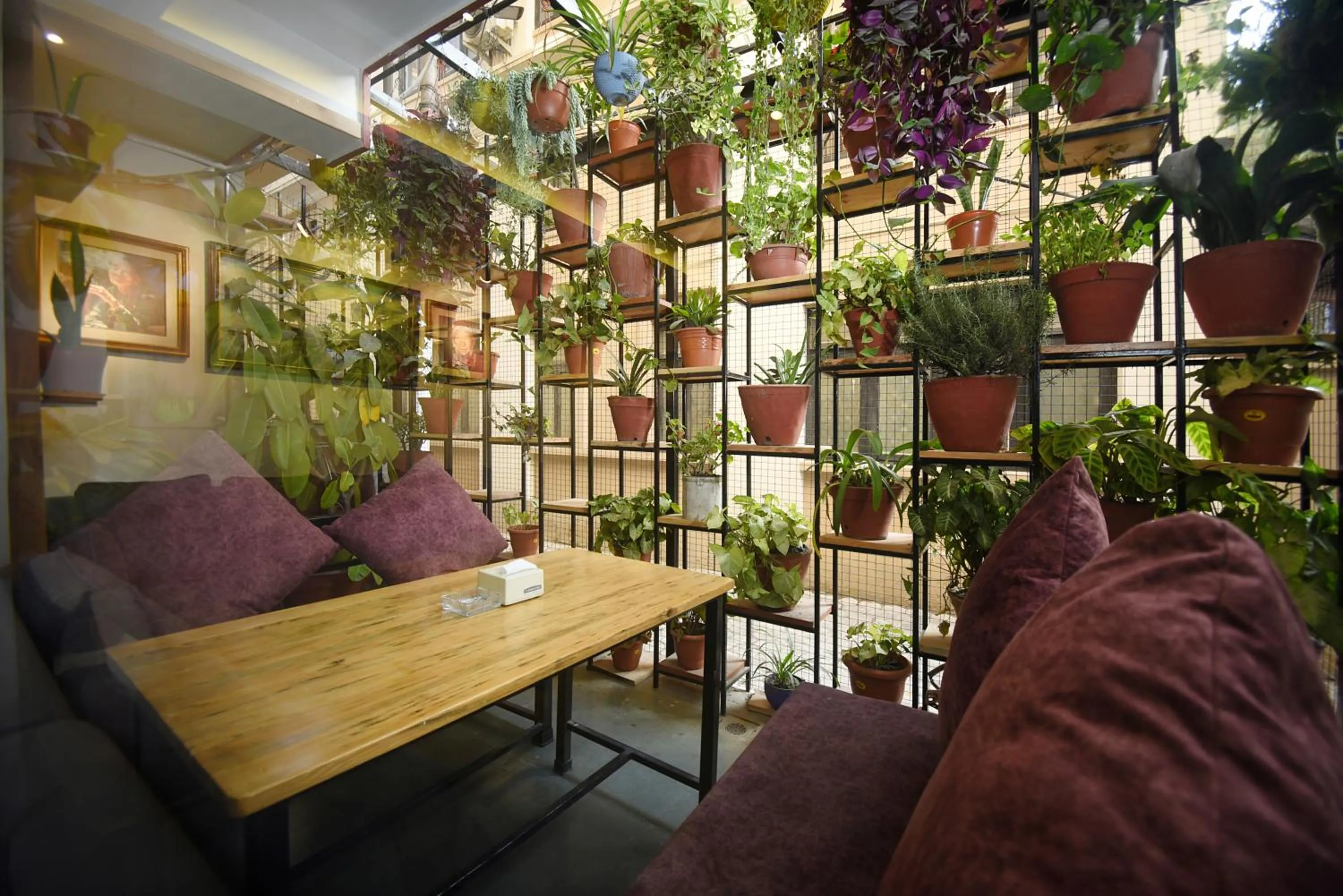 Seating area in Hotel Mums Home