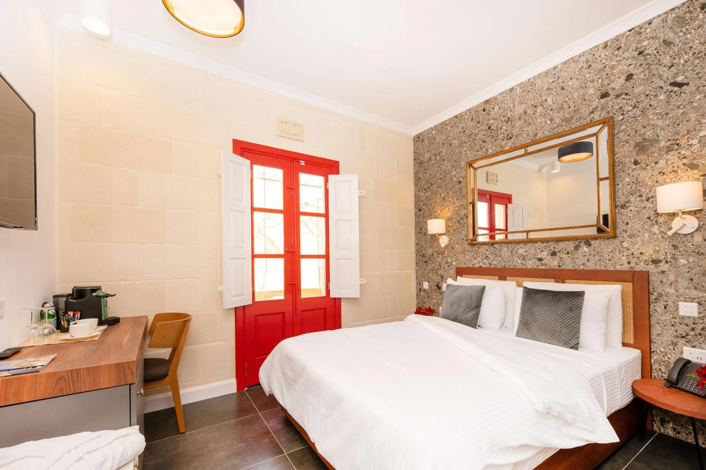 Bed in Battistini Boutique Living and Spa, Victoria, Gozo