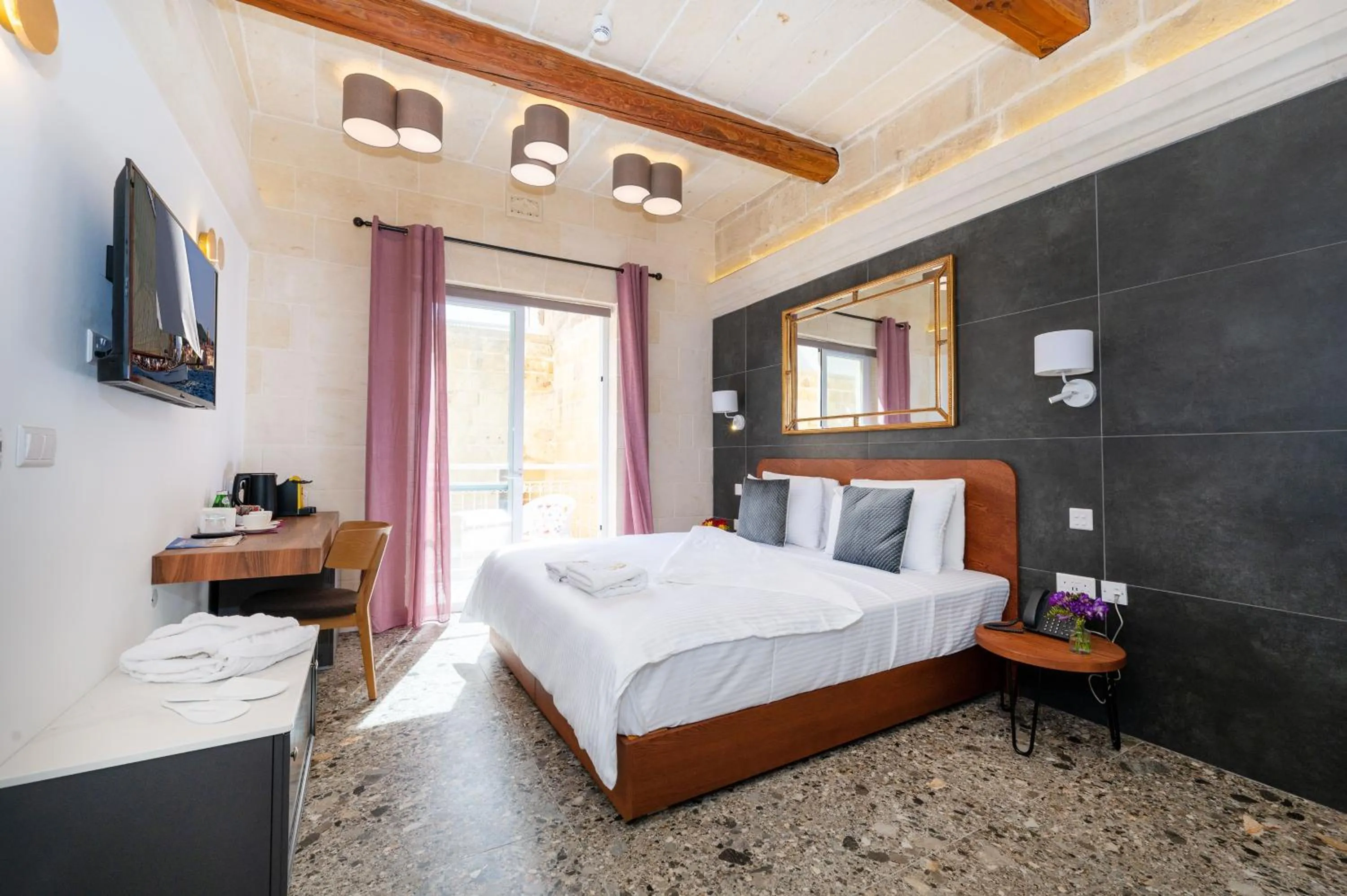Photo of the whole room, Bed in Battistini Boutique Living and Spa, Victoria, Gozo