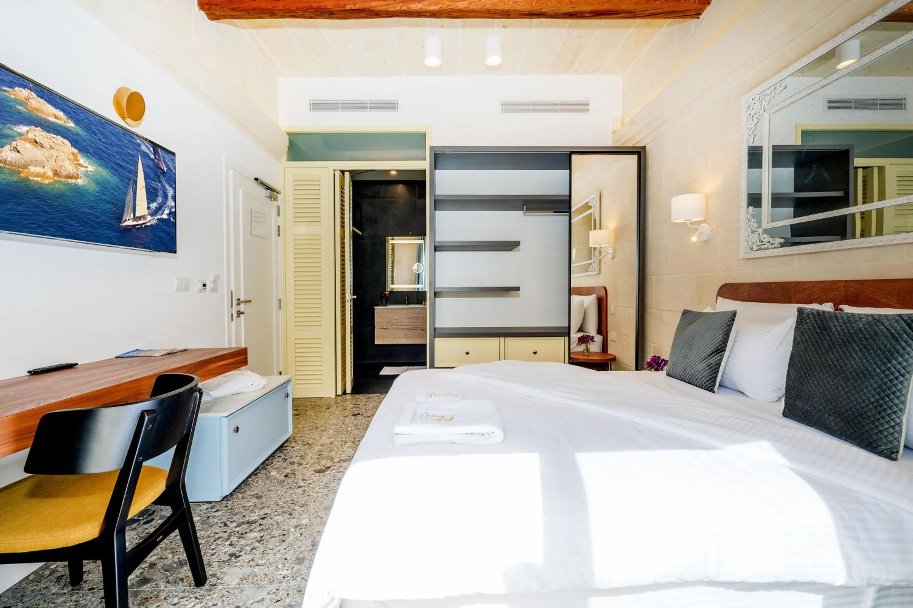 Bed in Battistini Boutique Living and Spa, Victoria, Gozo