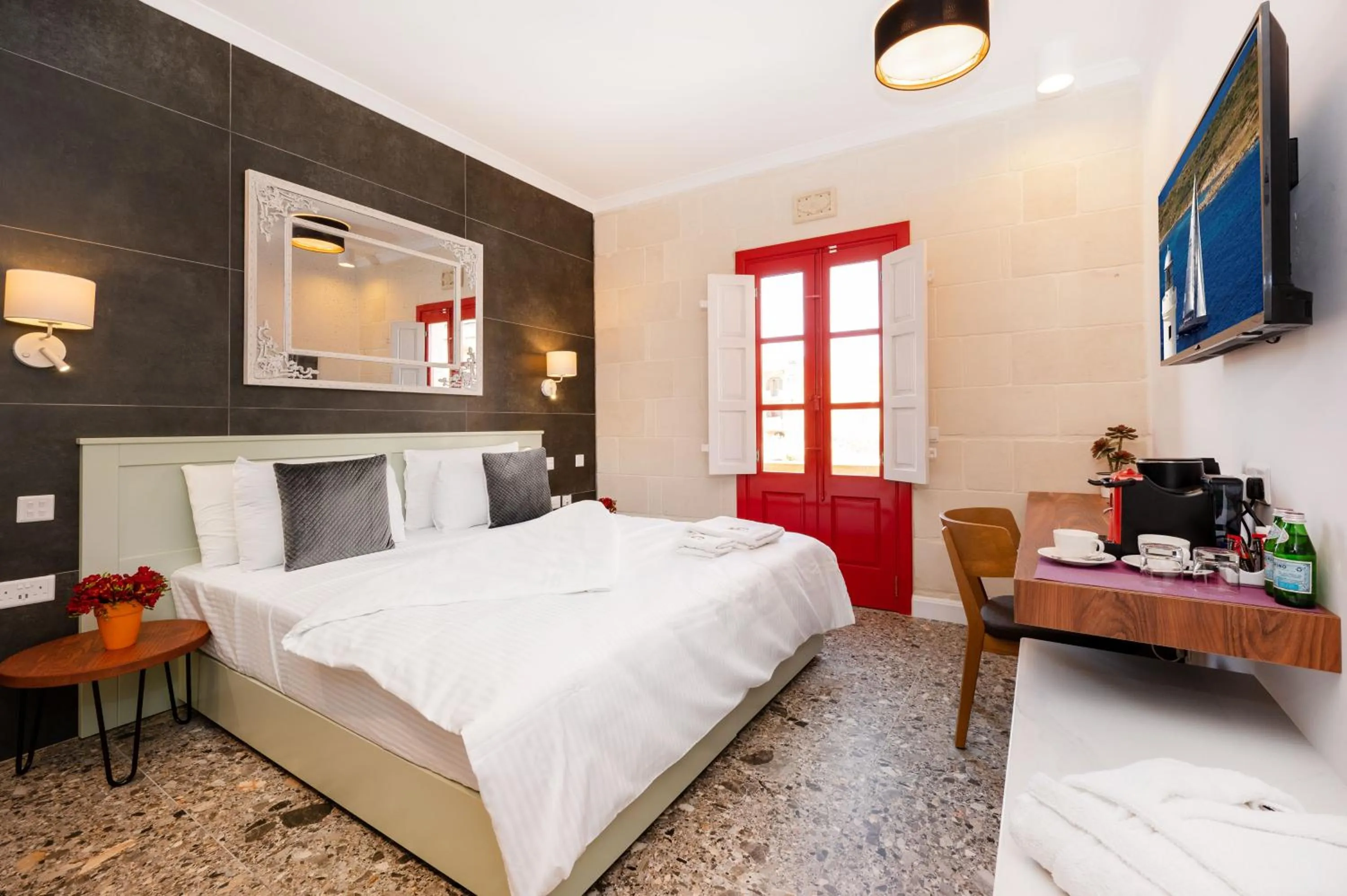 Bed in Battistini Boutique Living and Spa, Victoria, Gozo