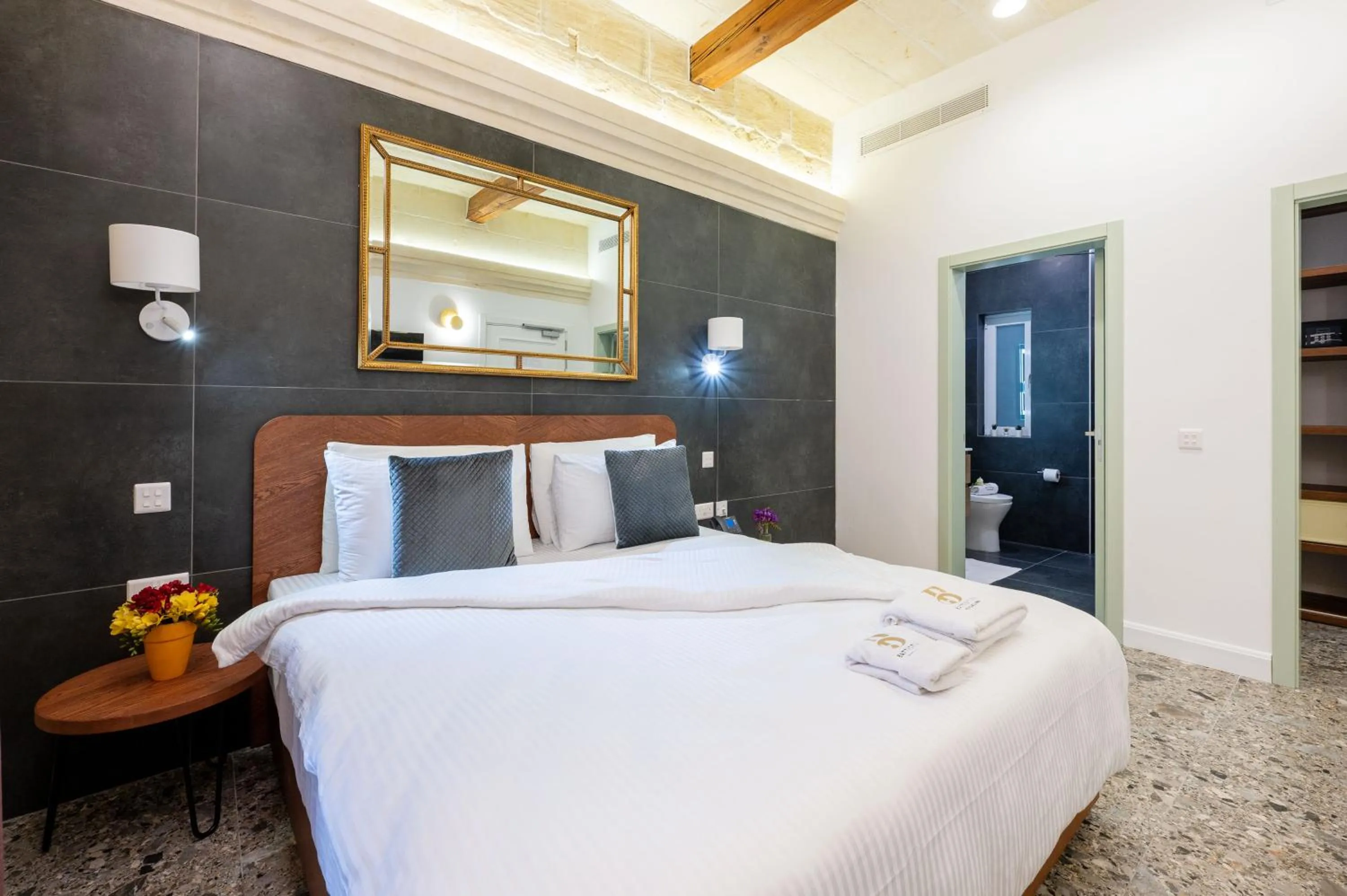 Bed in Battistini Boutique Living and Spa, Victoria, Gozo