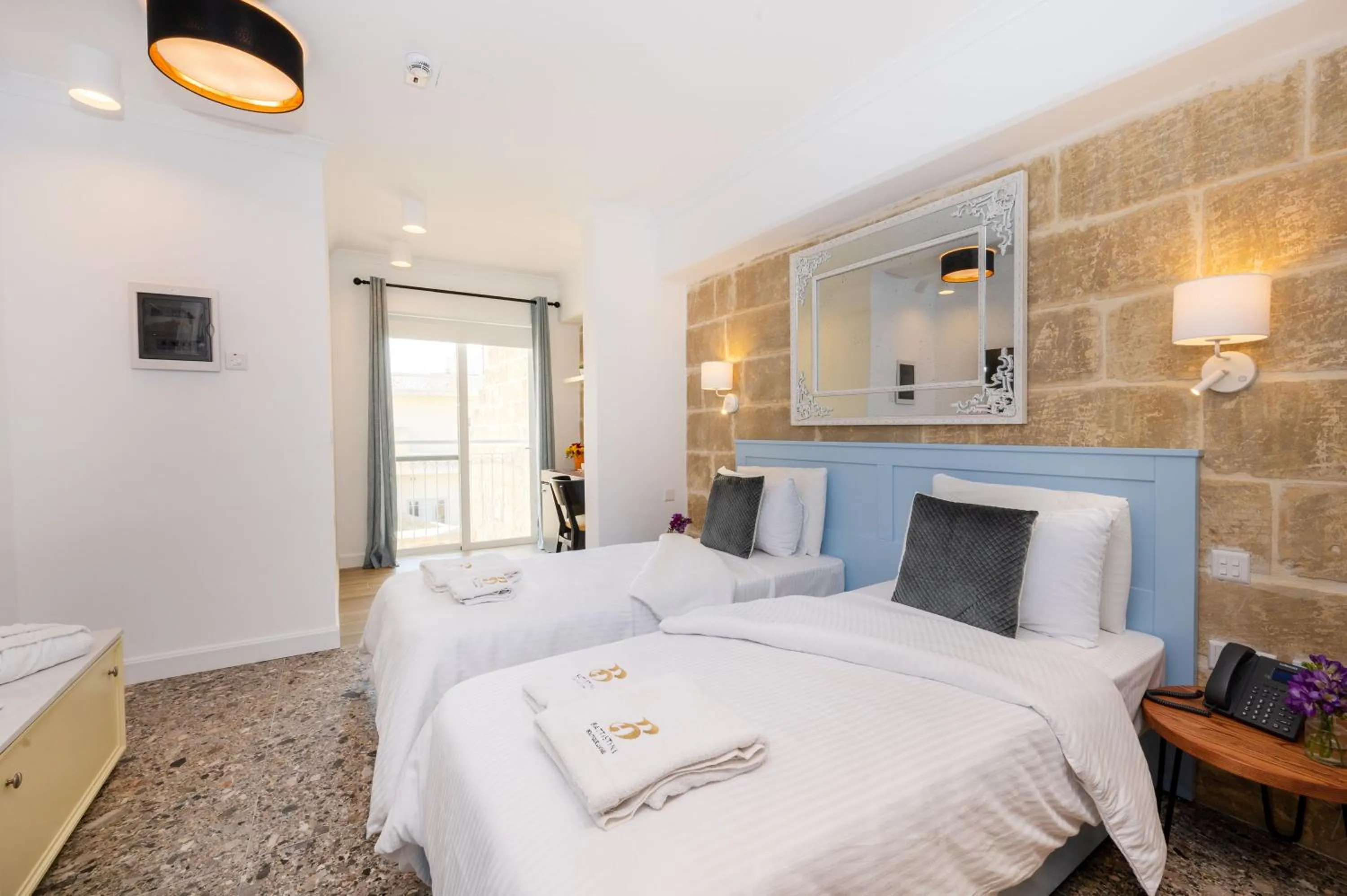 Bed in Battistini Boutique Living and Spa, Victoria, Gozo