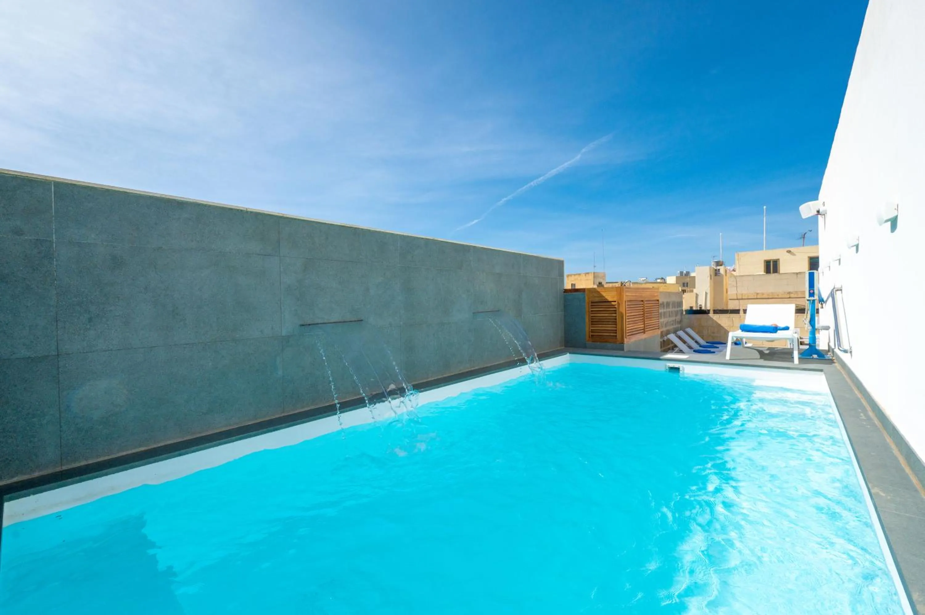 Swimming pool in Battistini Boutique Living and Spa, Victoria, Gozo