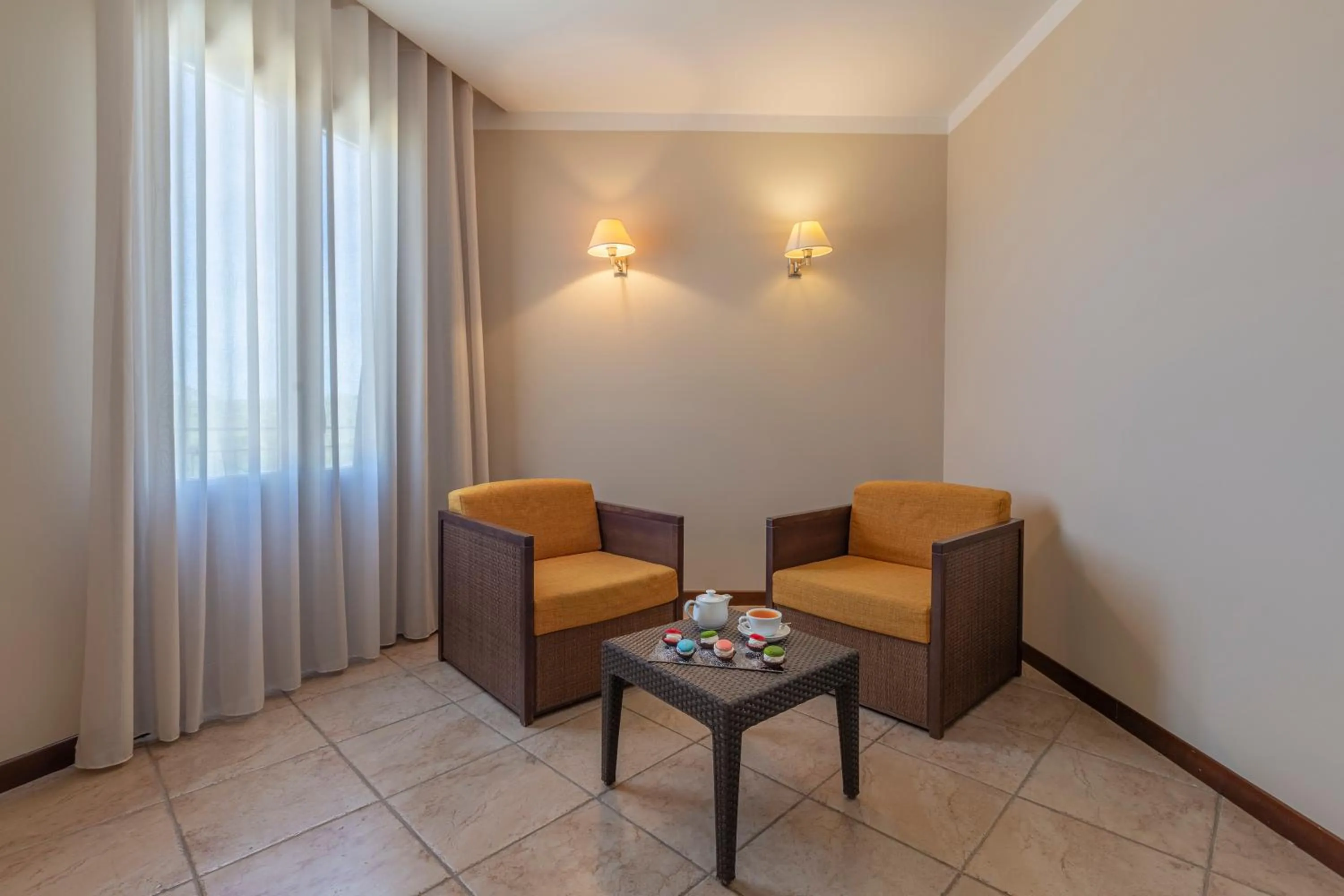 Seating area in Villa Zina Family Resort