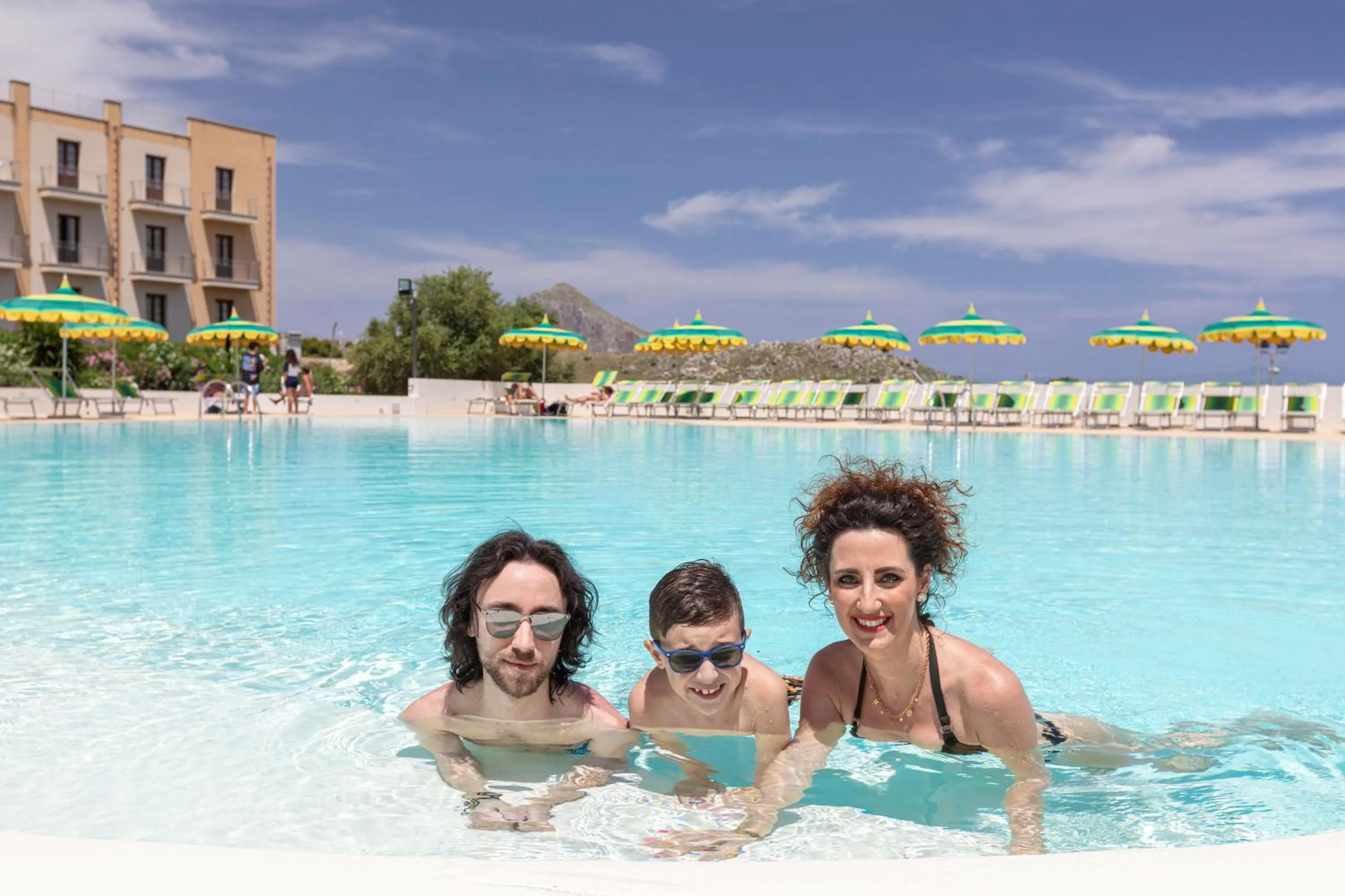 Swimming pool in Villa Zina Family Resort