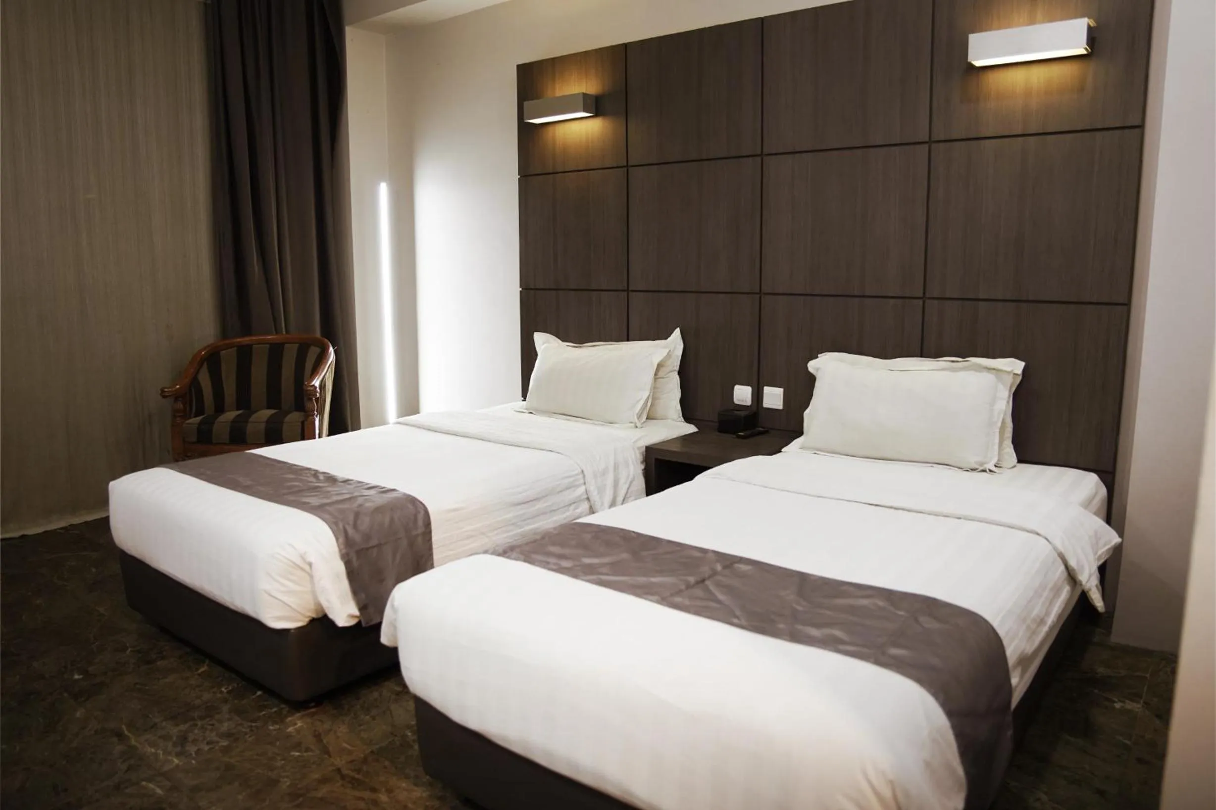 Bed in Dreamtel Jakarta
