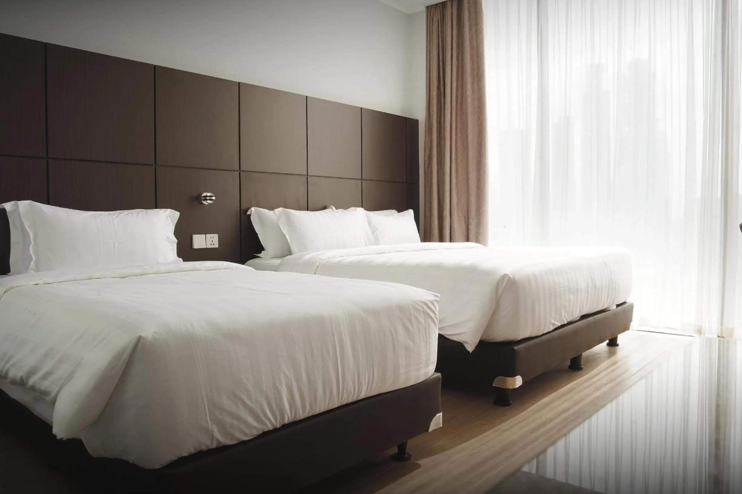 Bed in Dreamtel Jakarta