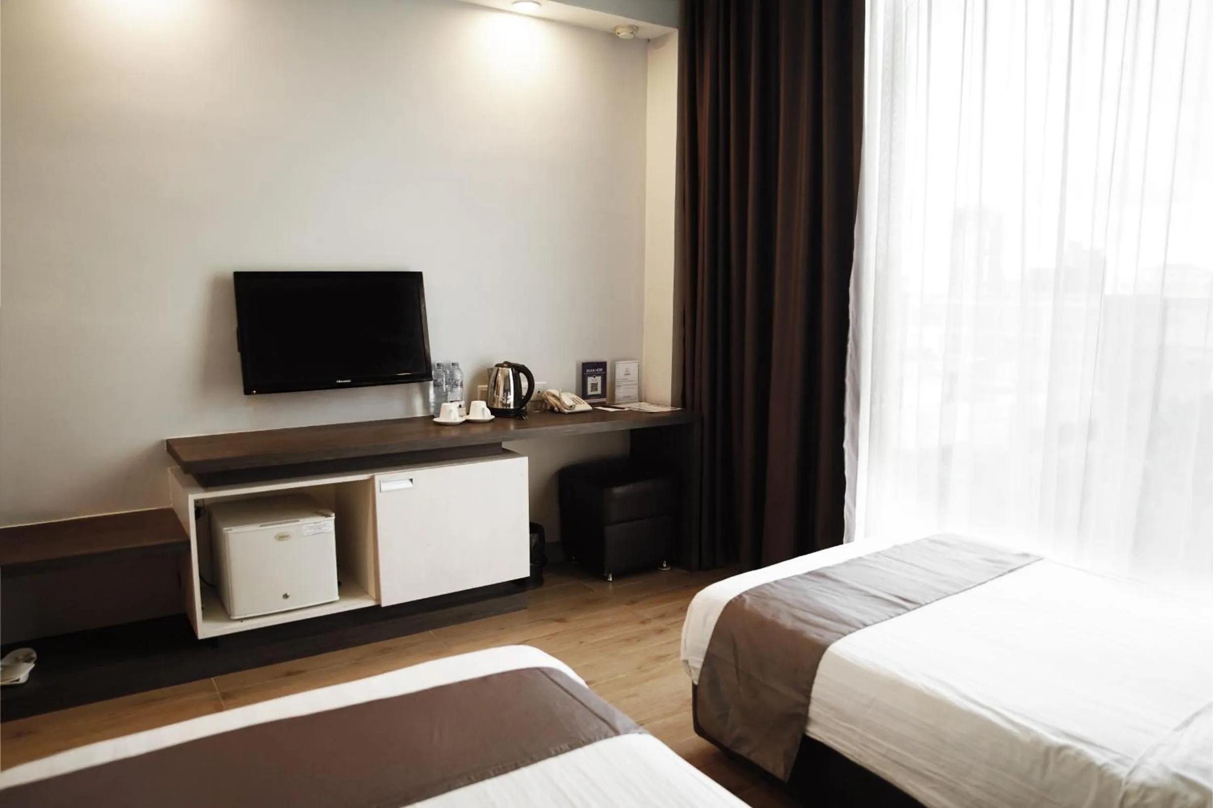 Bed in Dreamtel Jakarta