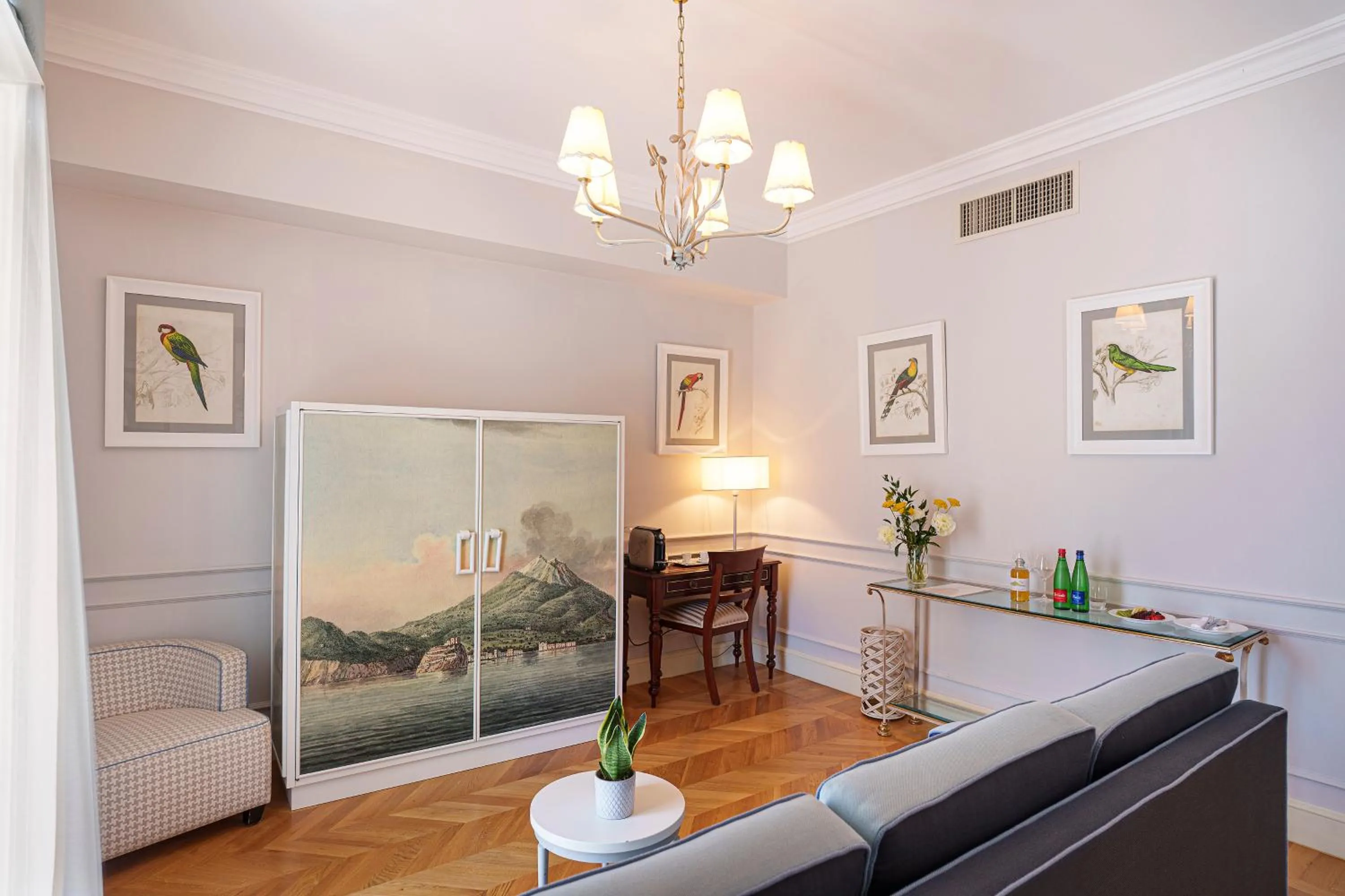 Living room, Bed in Palazzo Manzi Terme & Spa