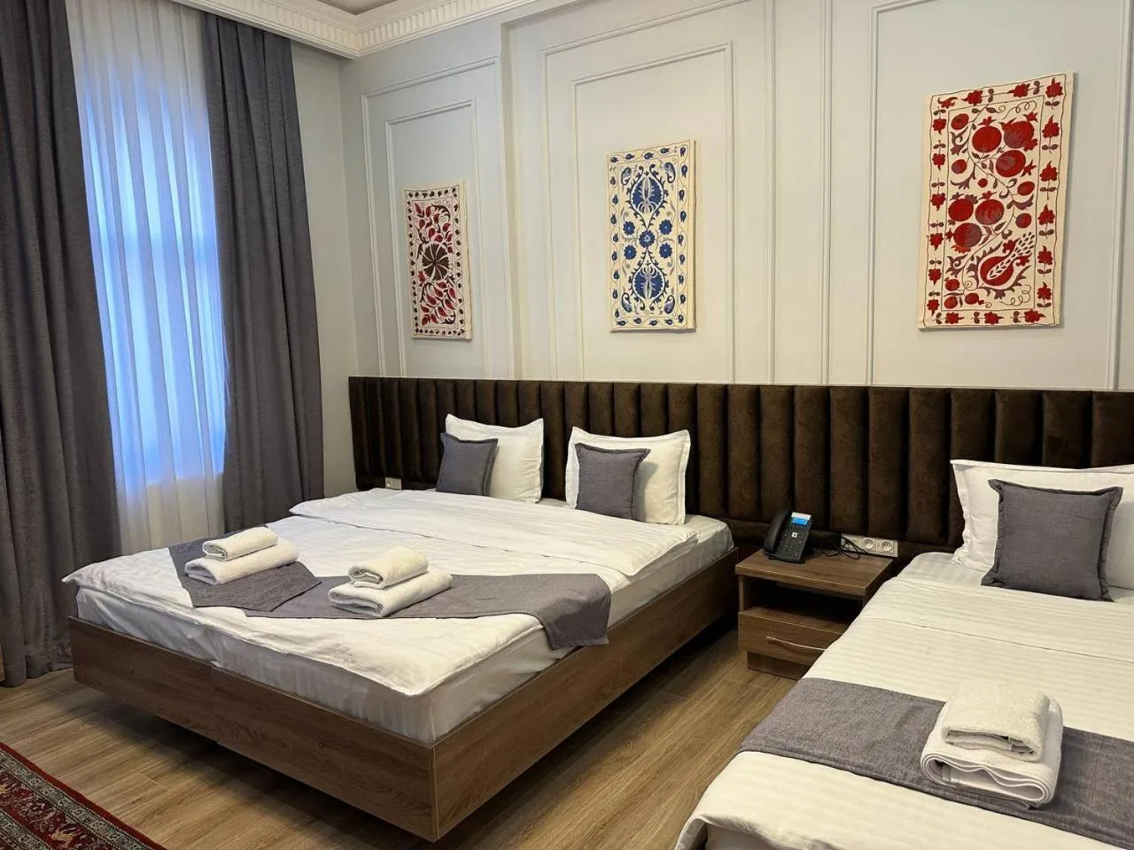 Bed in Rayyan Hotel Samarkand