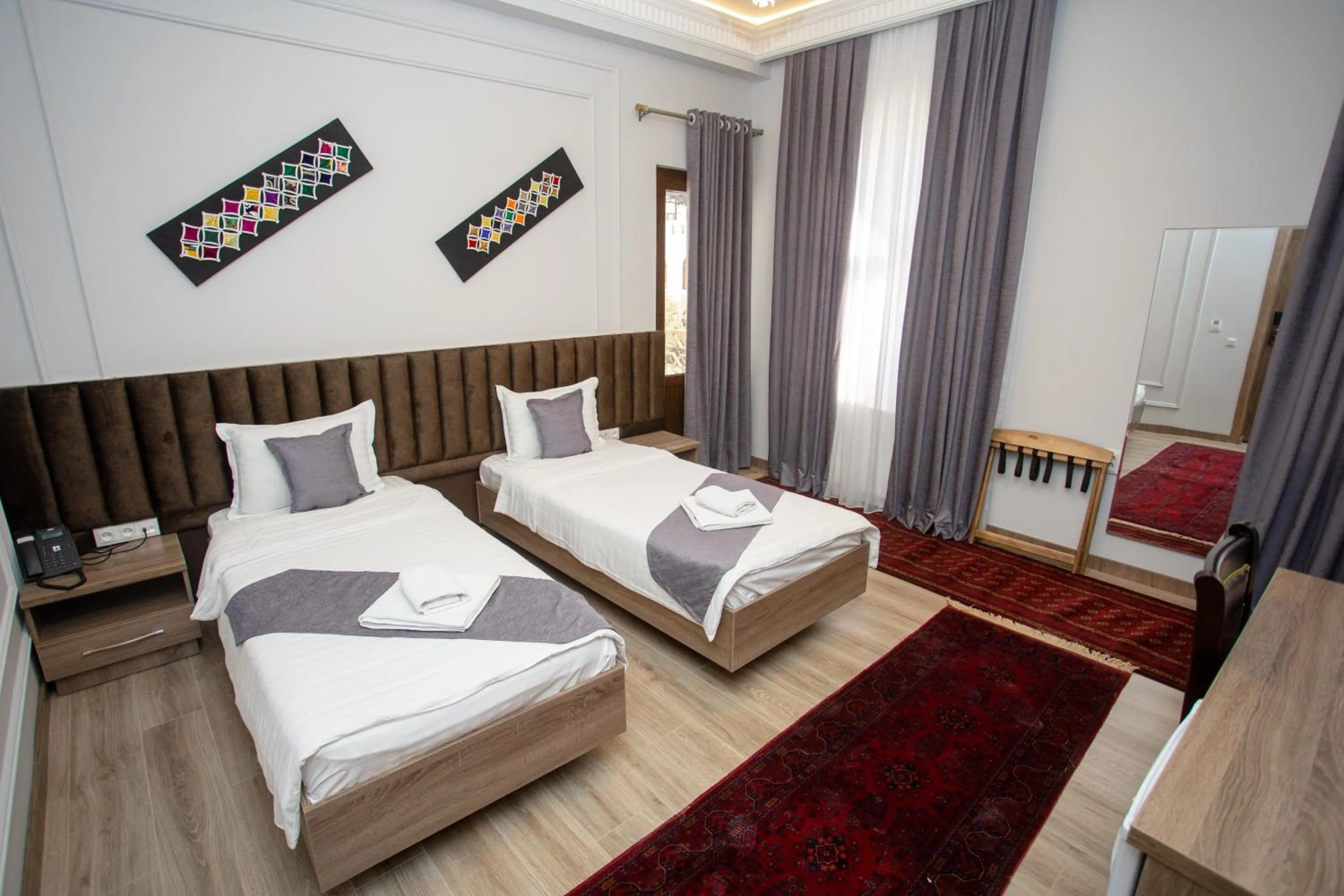 Bed in Rayyan Hotel Samarkand