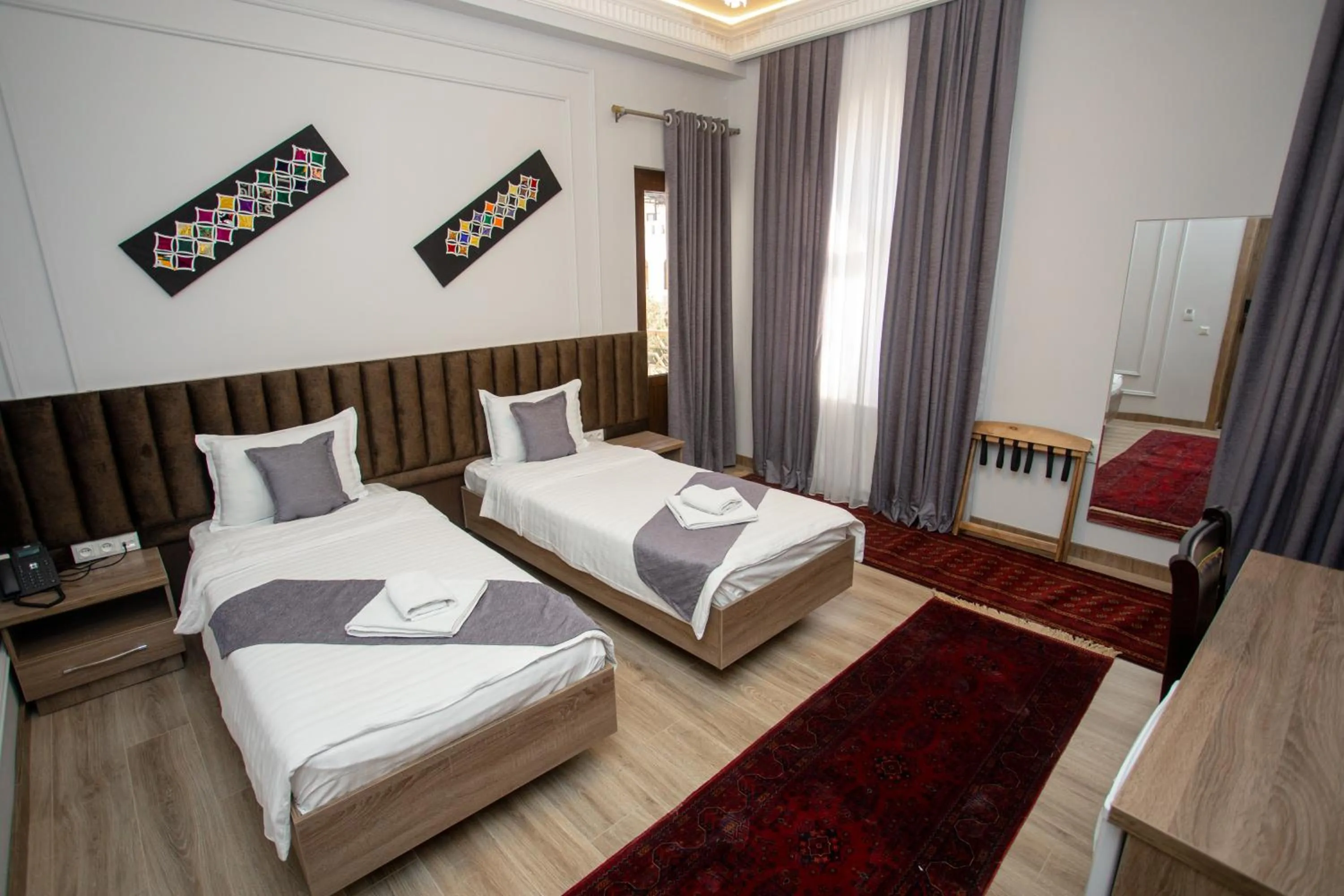 Bed in Rayyan Hotel Samarkand