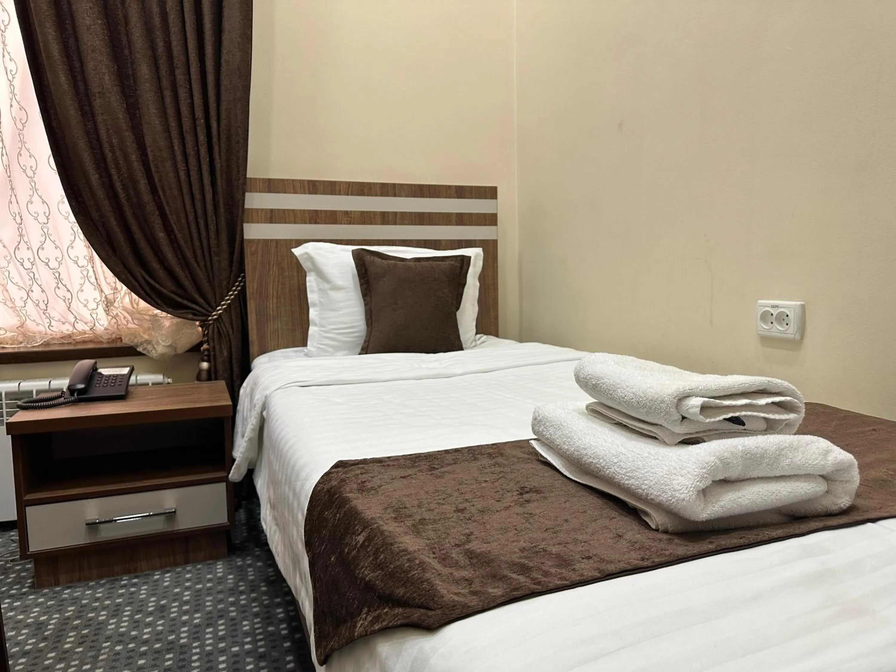 Bed in Rayyan Hotel Samarkand