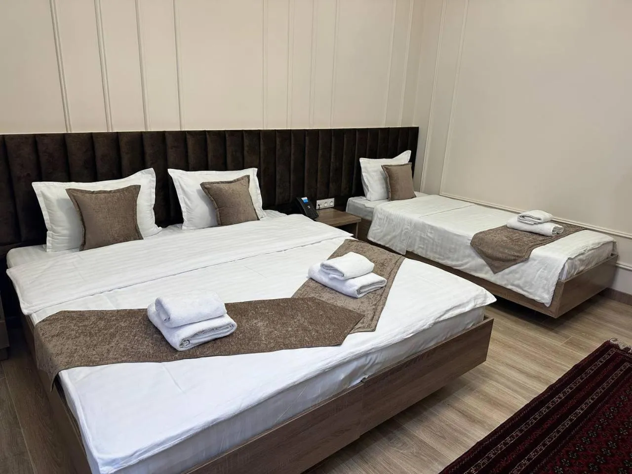 Bed in Rayyan Hotel Samarkand