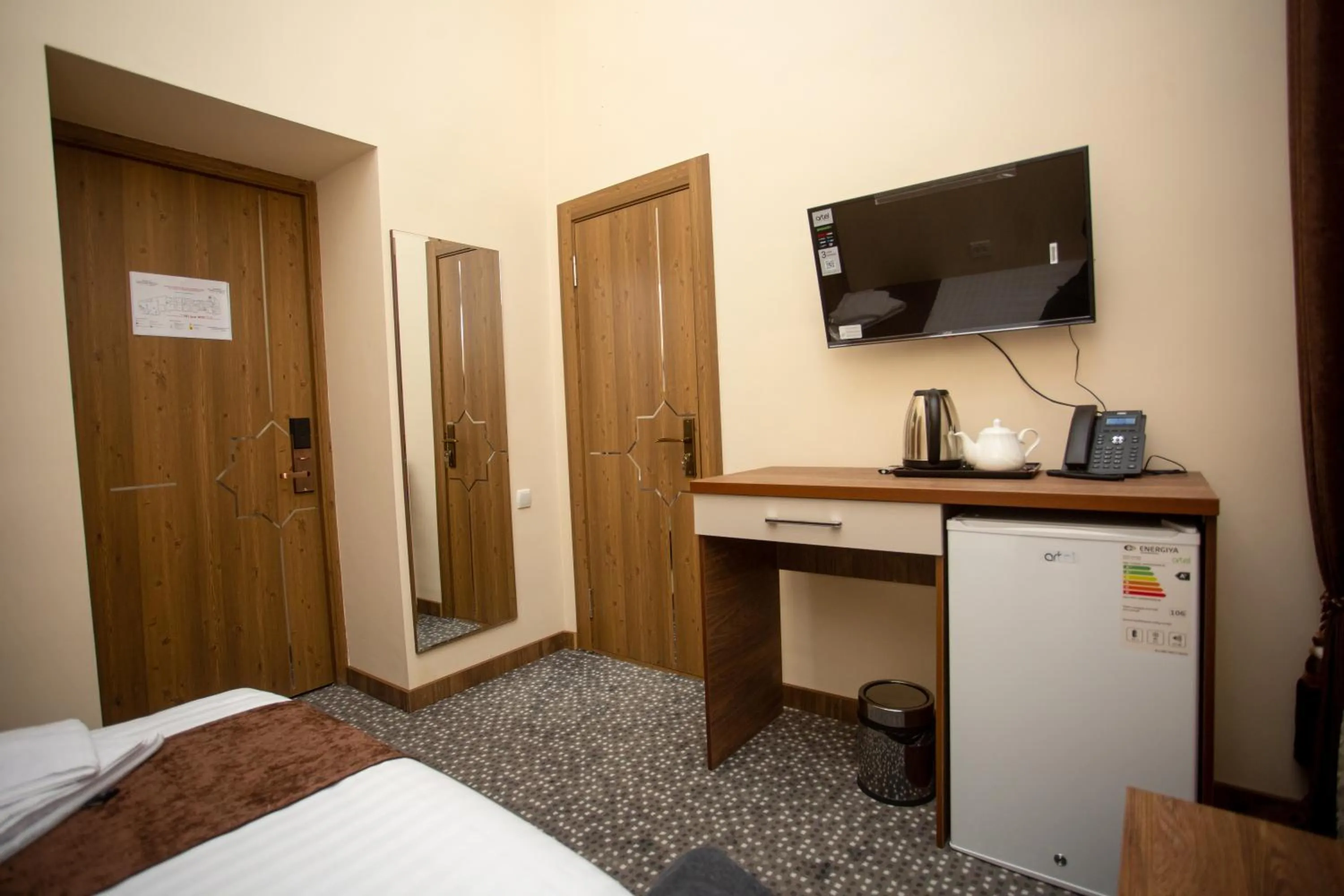 Bed in Rayyan Hotel Samarkand