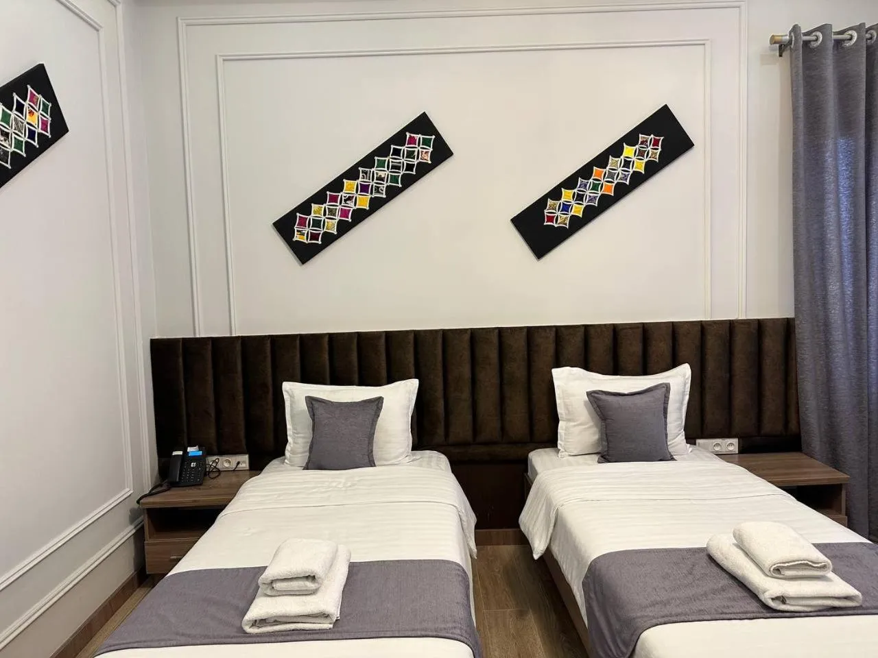 Bed in Rayyan Hotel Samarkand