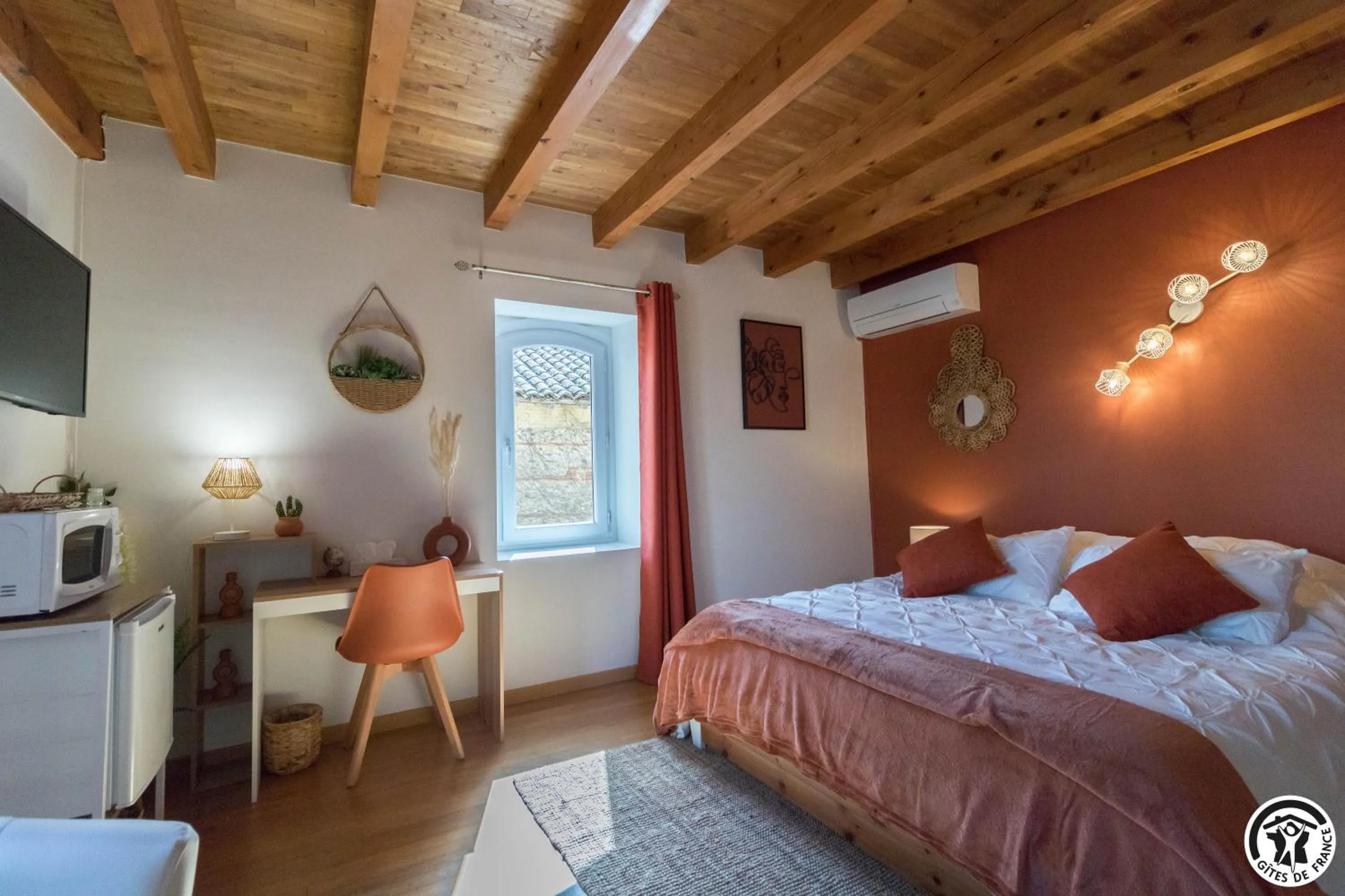 Bed in La maison d'Hôtes Du Moulin