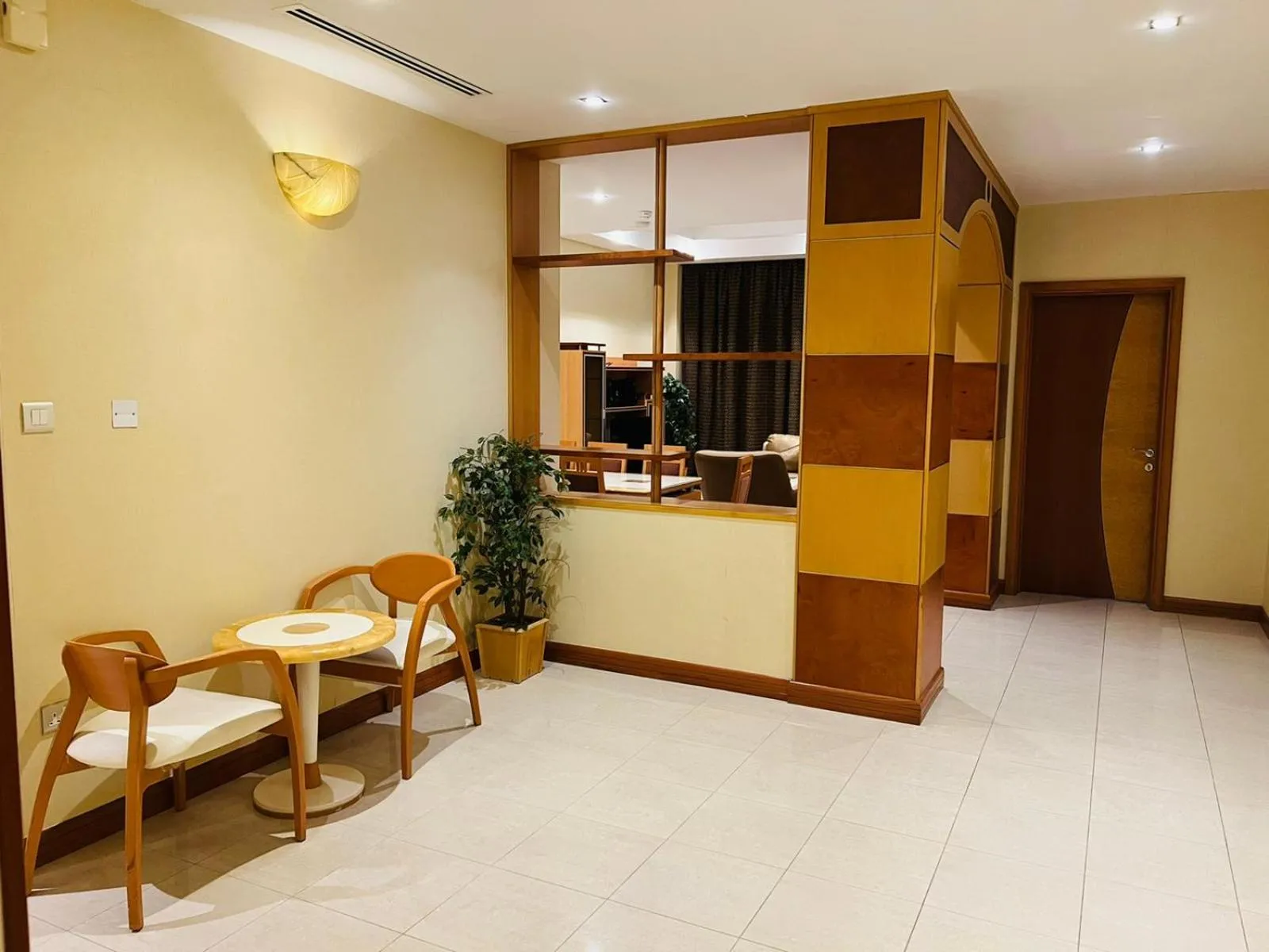 Seating area in Elite Tower