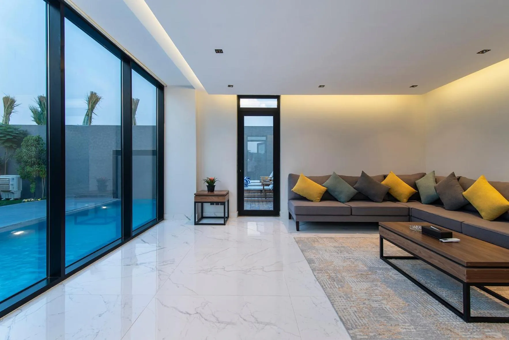 Seating area in Q Hotel Resorts -Riyadh