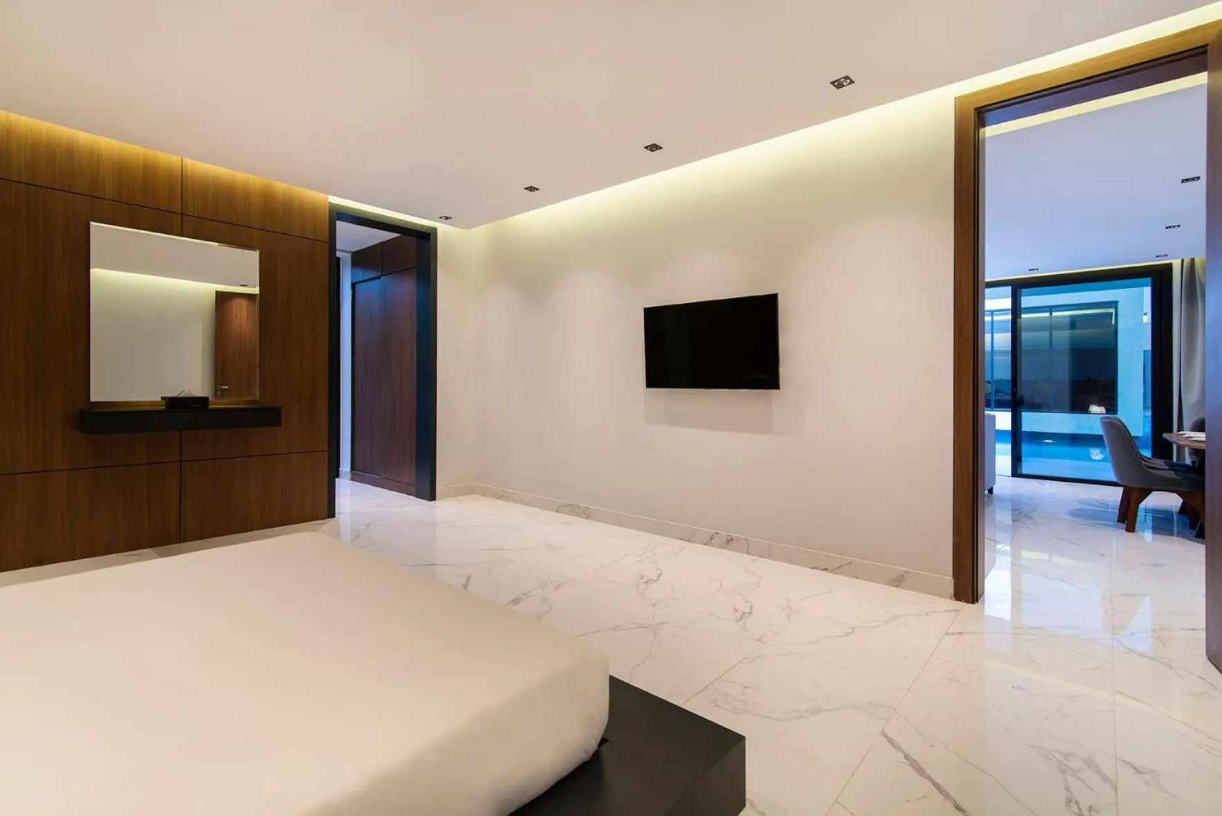 Bed in Q Hotel Resorts -Riyadh