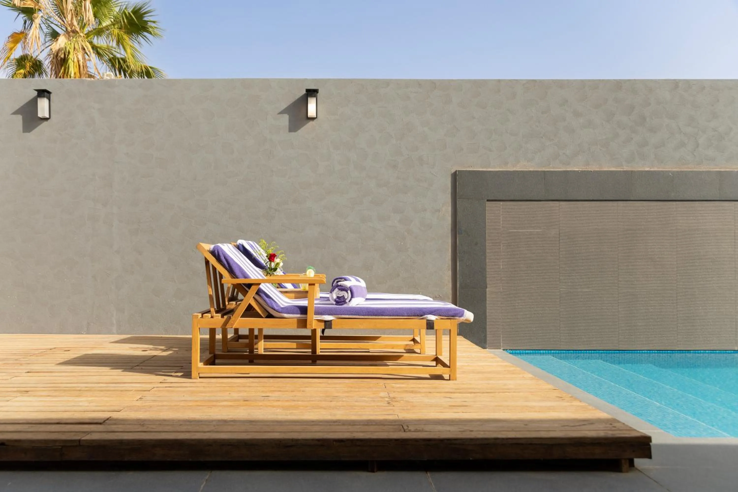 Swimming pool in Q Hotel Resorts -Riyadh