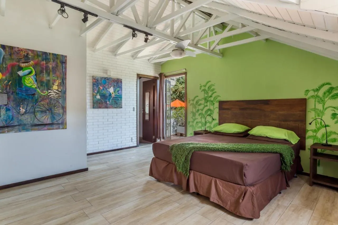 Bedroom, Bed in casaJOMO Art, Food & Music B&B