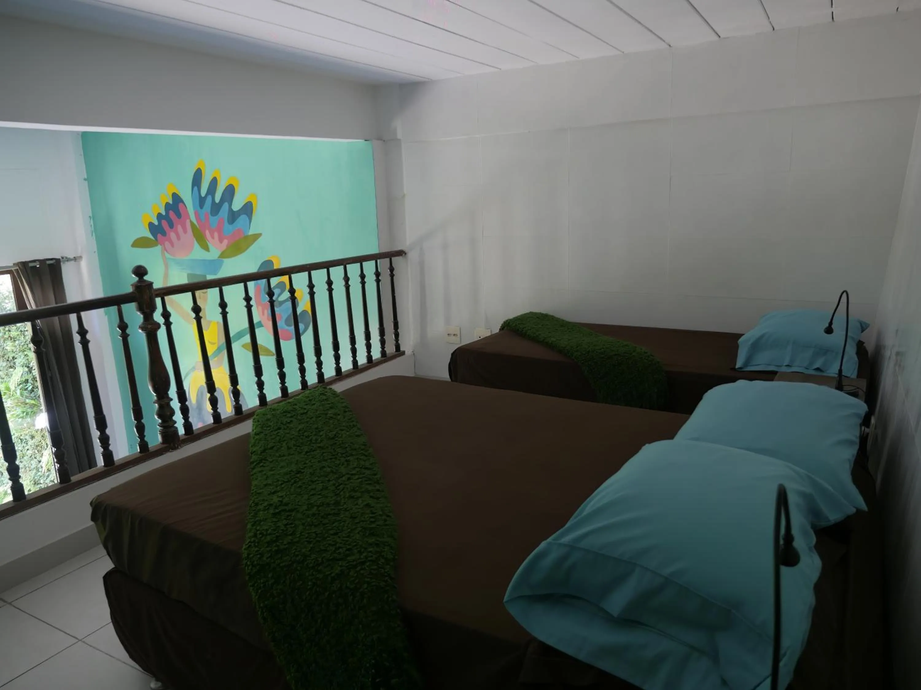 Bed in casaJOMO Art, Food & Music B&B