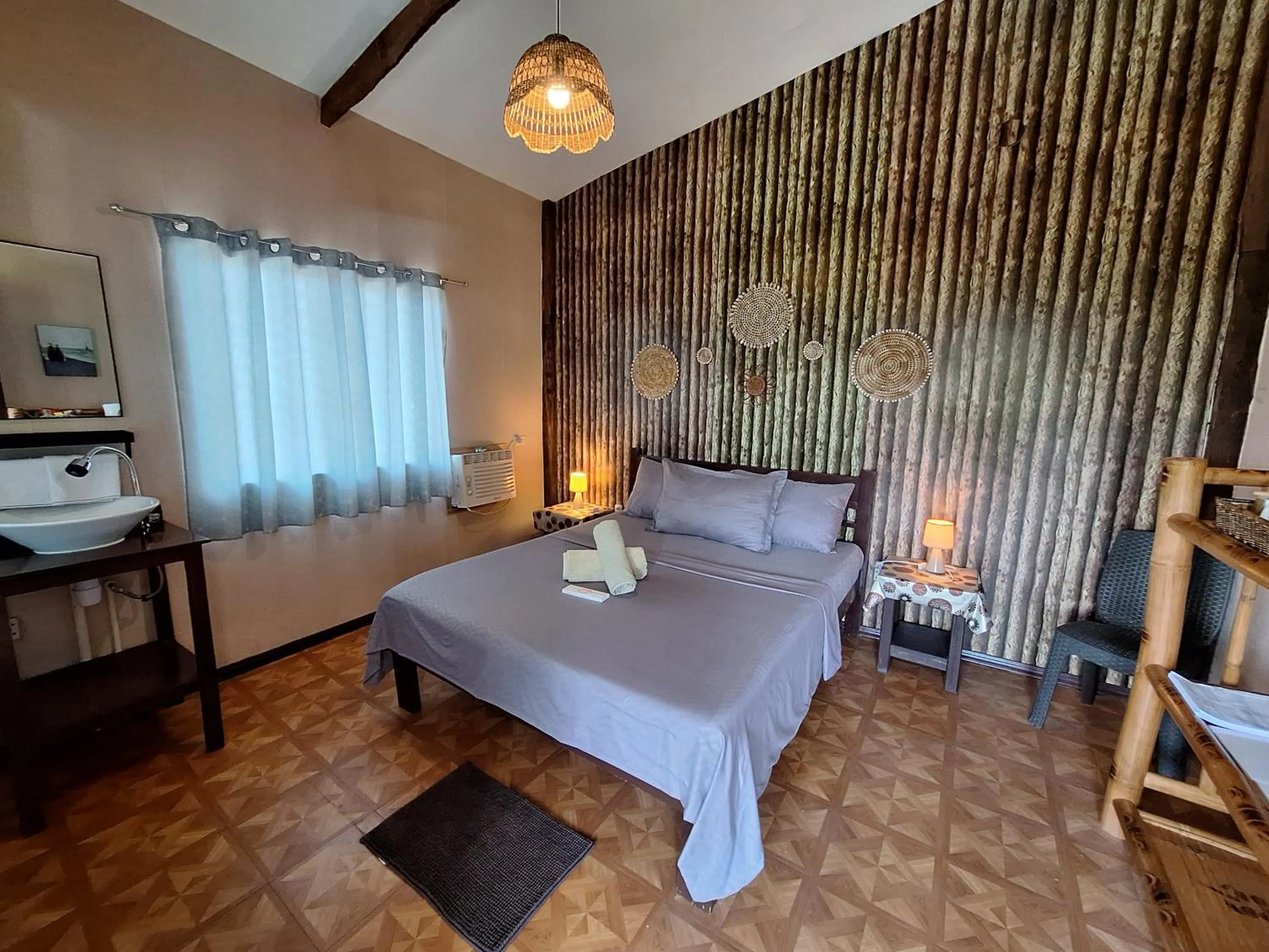 Bed in Casas de Ruumar Bed and Breakfast-Bar-Two rooms for family available