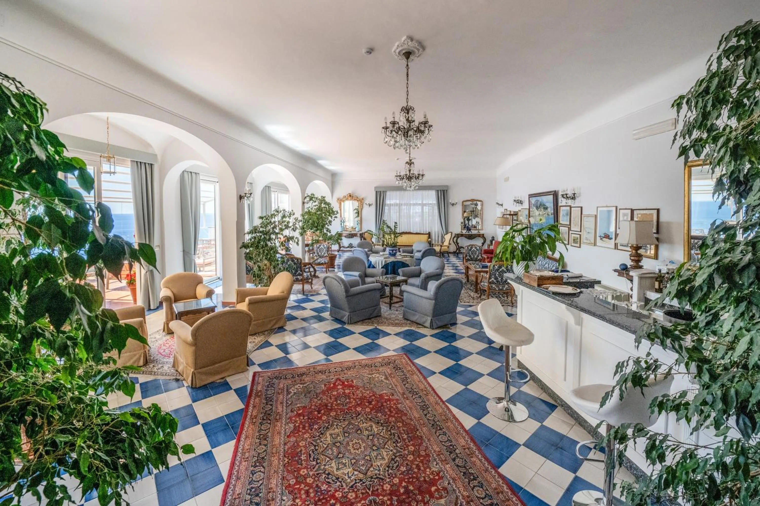 Living room in Hotel Belvedere