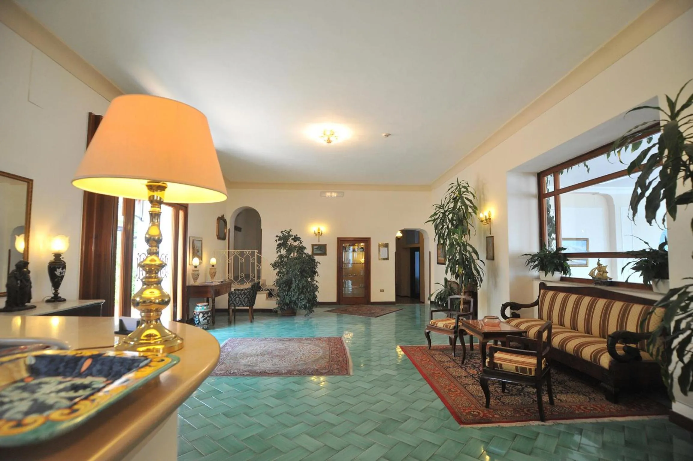 Lobby or reception in Hotel Belvedere