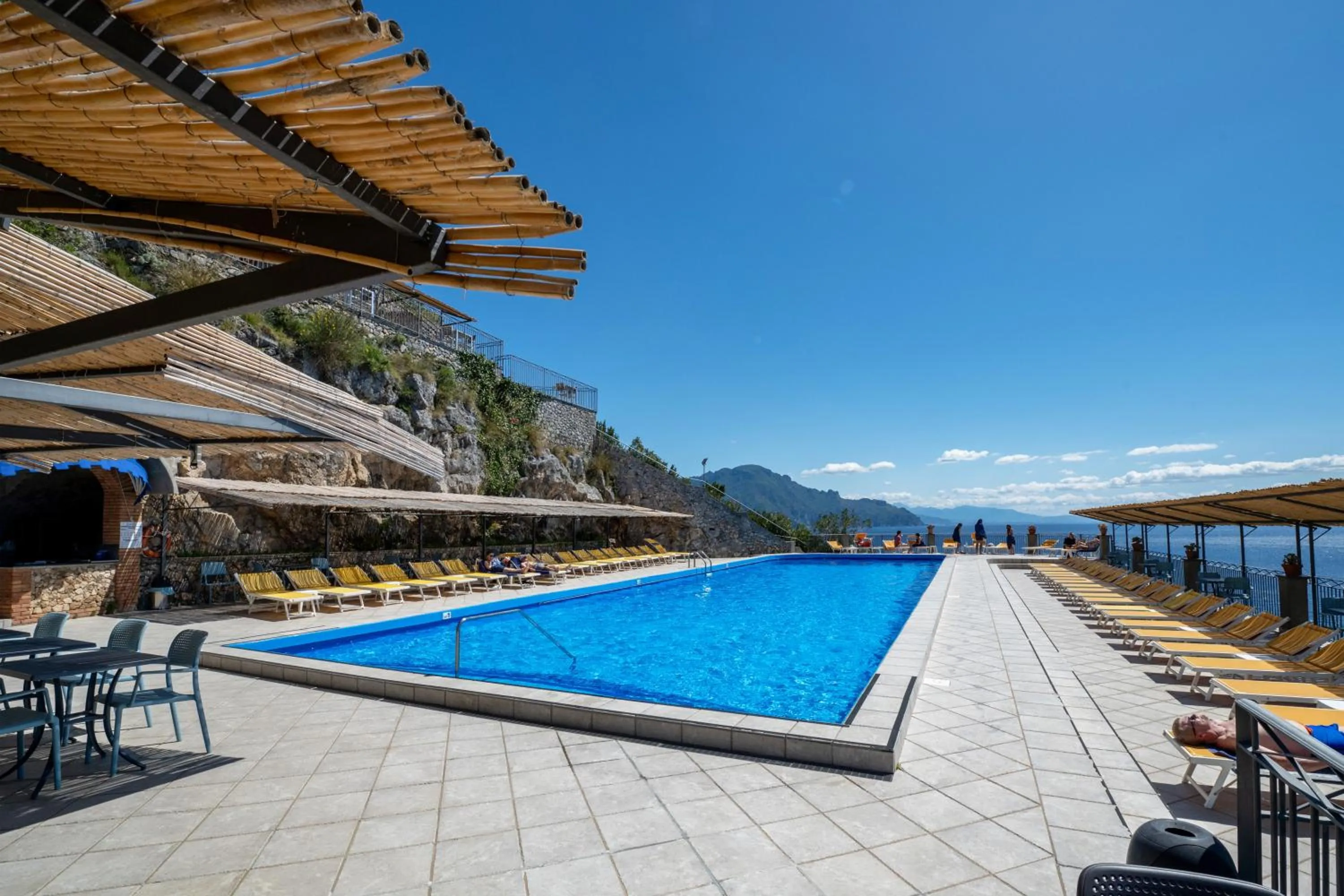 Pool view in Hotel Belvedere