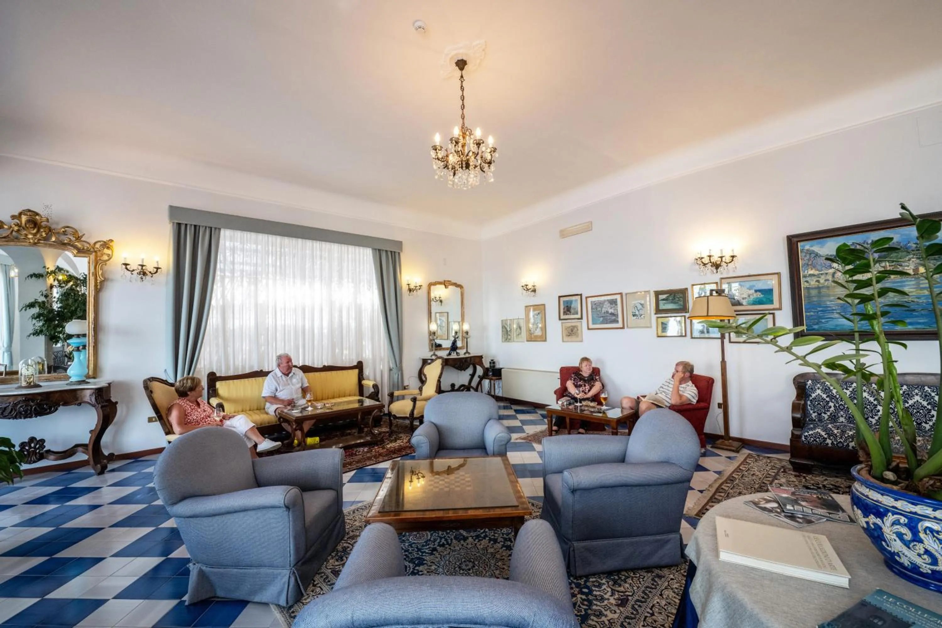 Living room in Hotel Belvedere