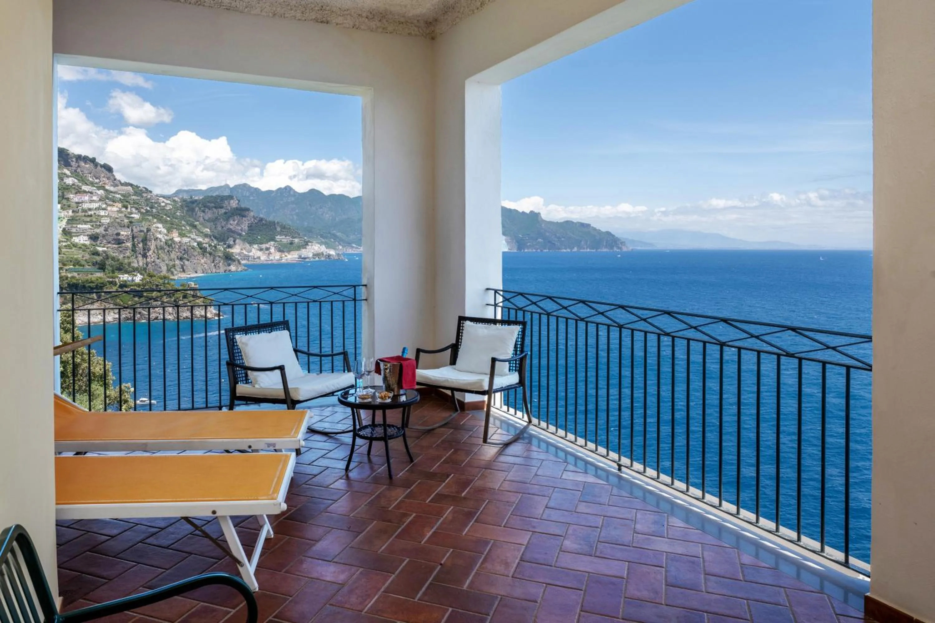 Patio in Hotel Belvedere