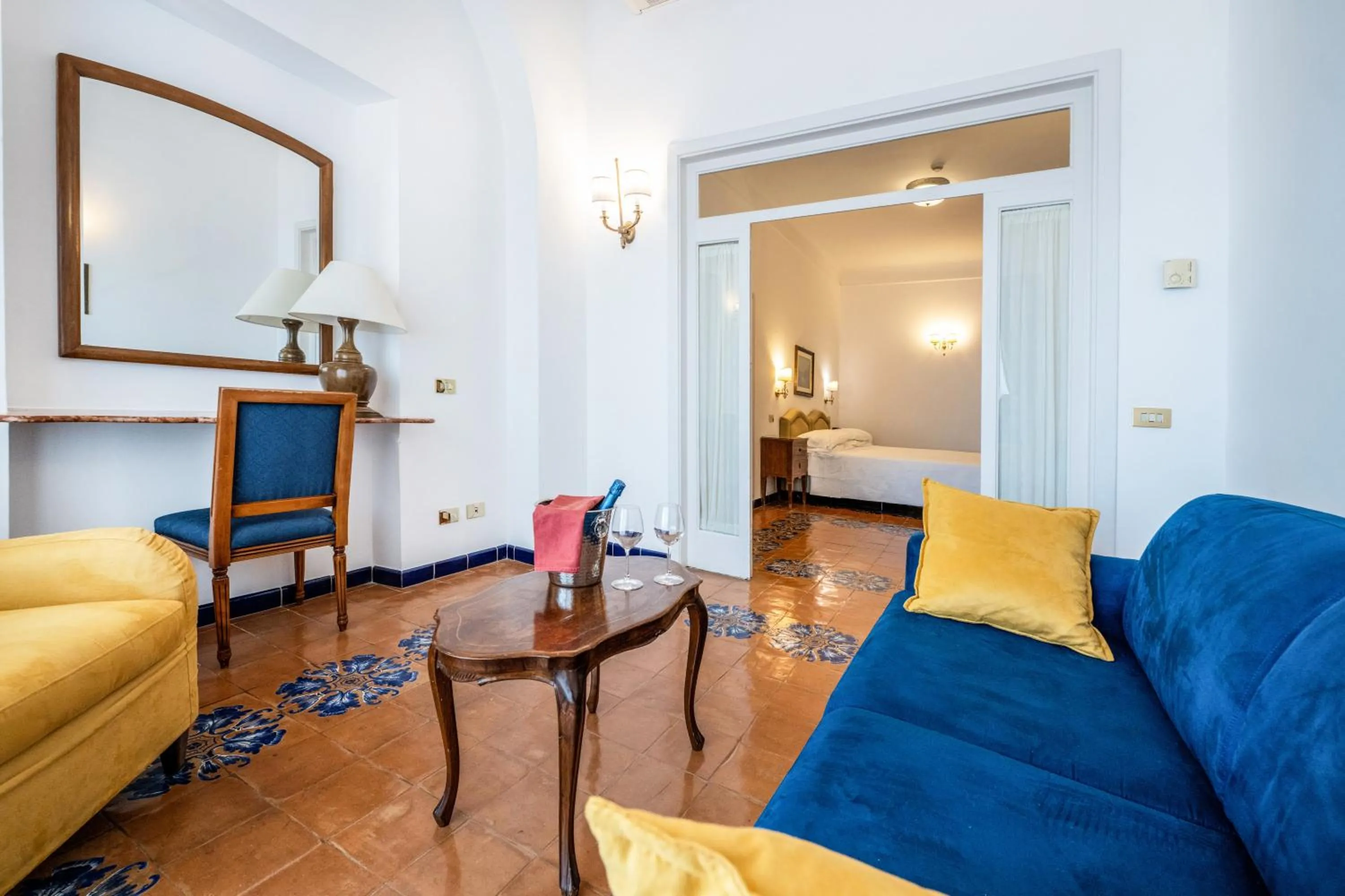 Seating area in Hotel Belvedere