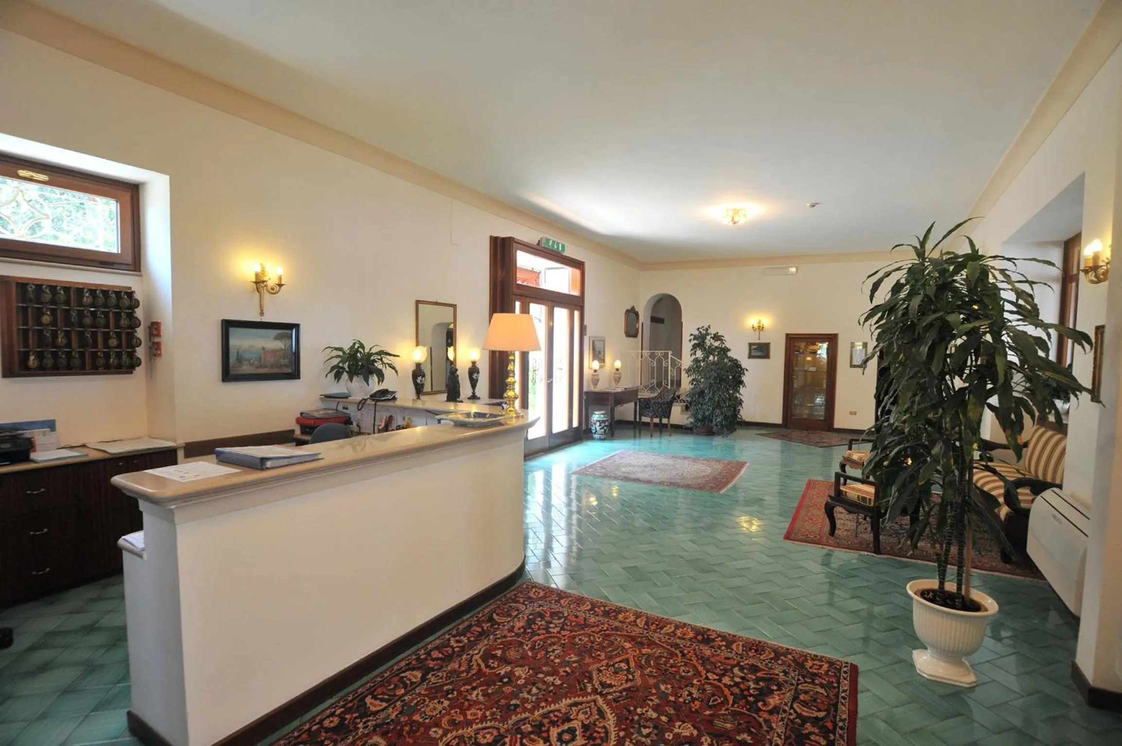 Lobby or reception in Hotel Belvedere