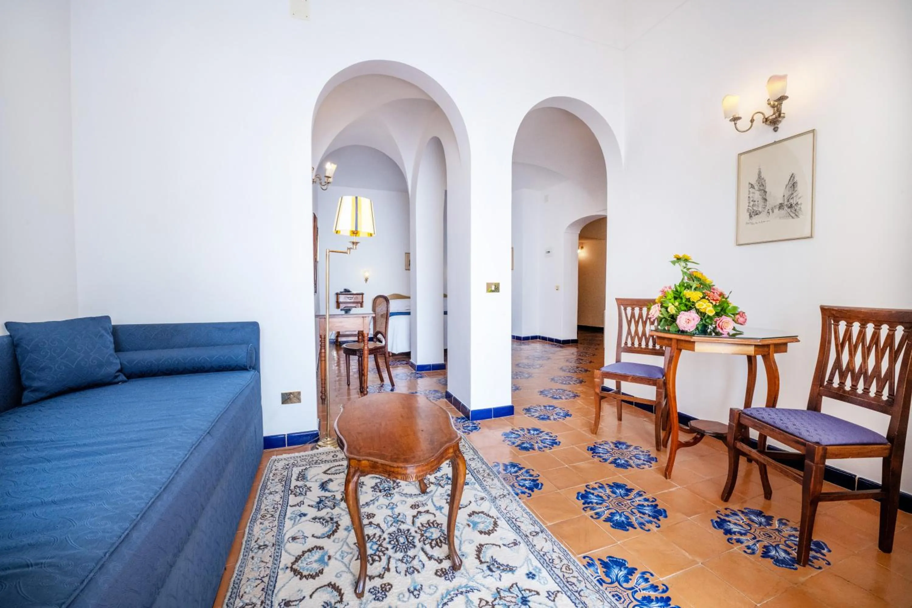 Seating area in Hotel Belvedere