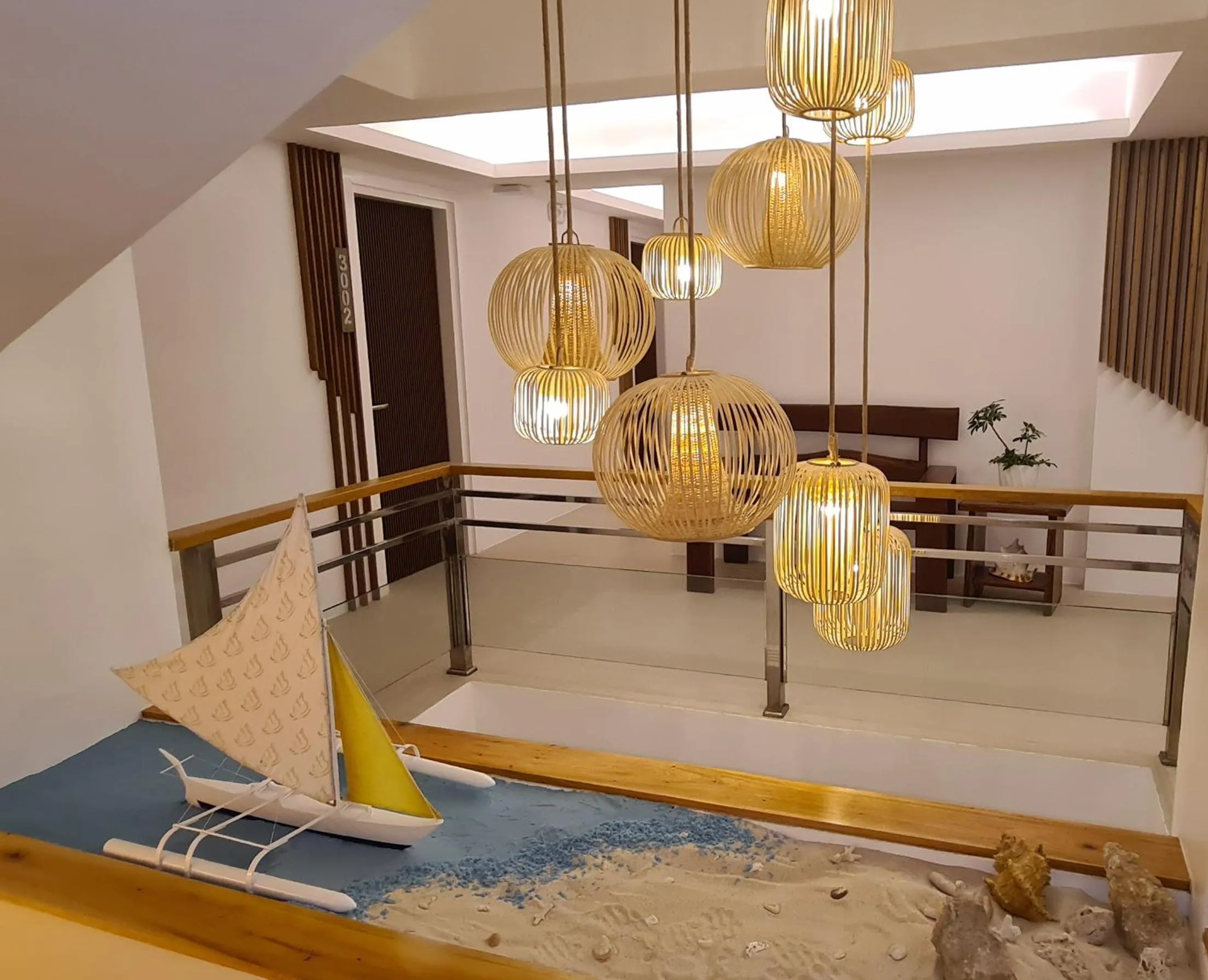 Bed in The Paragon Boracay Suites