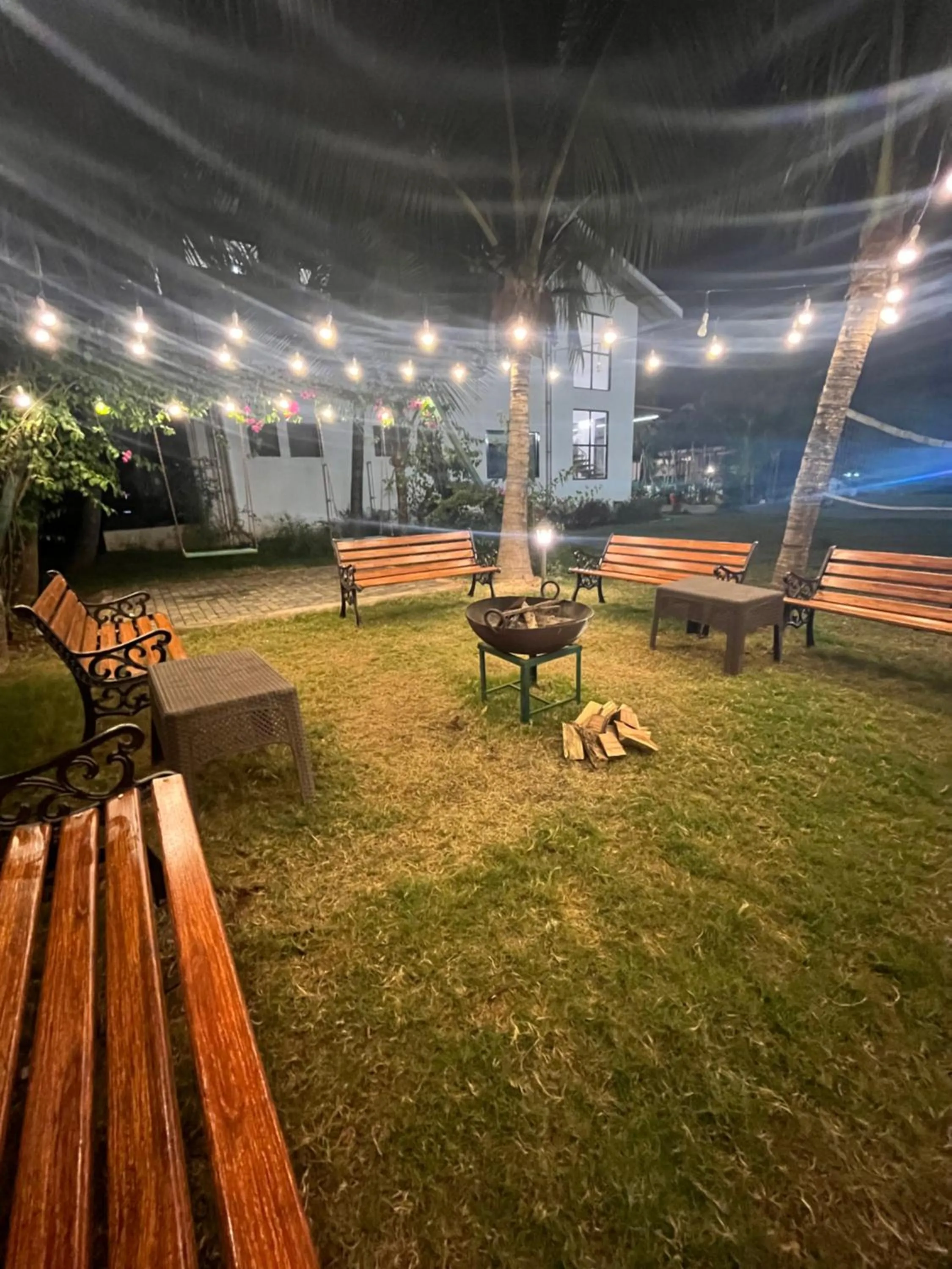 Seating area in The Green Estate Resort