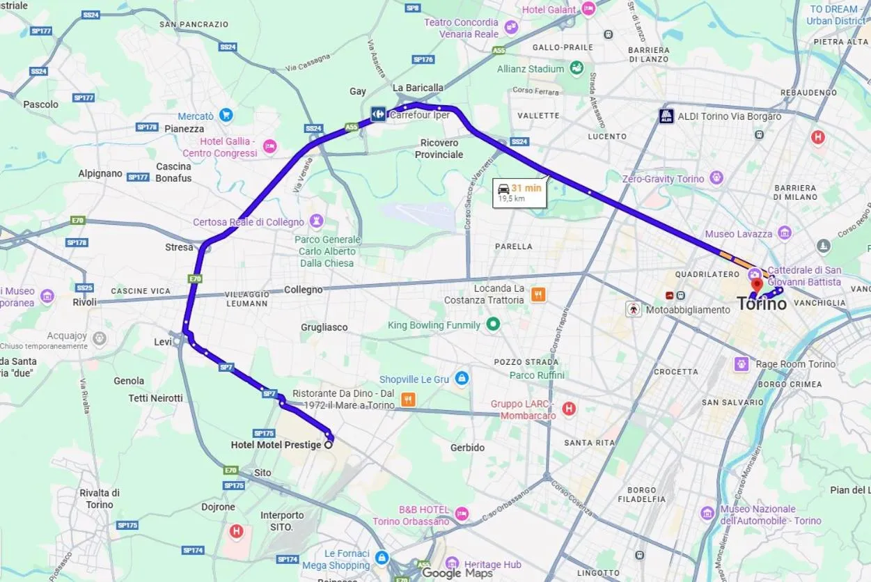 City view in Hotel Motel Prestige