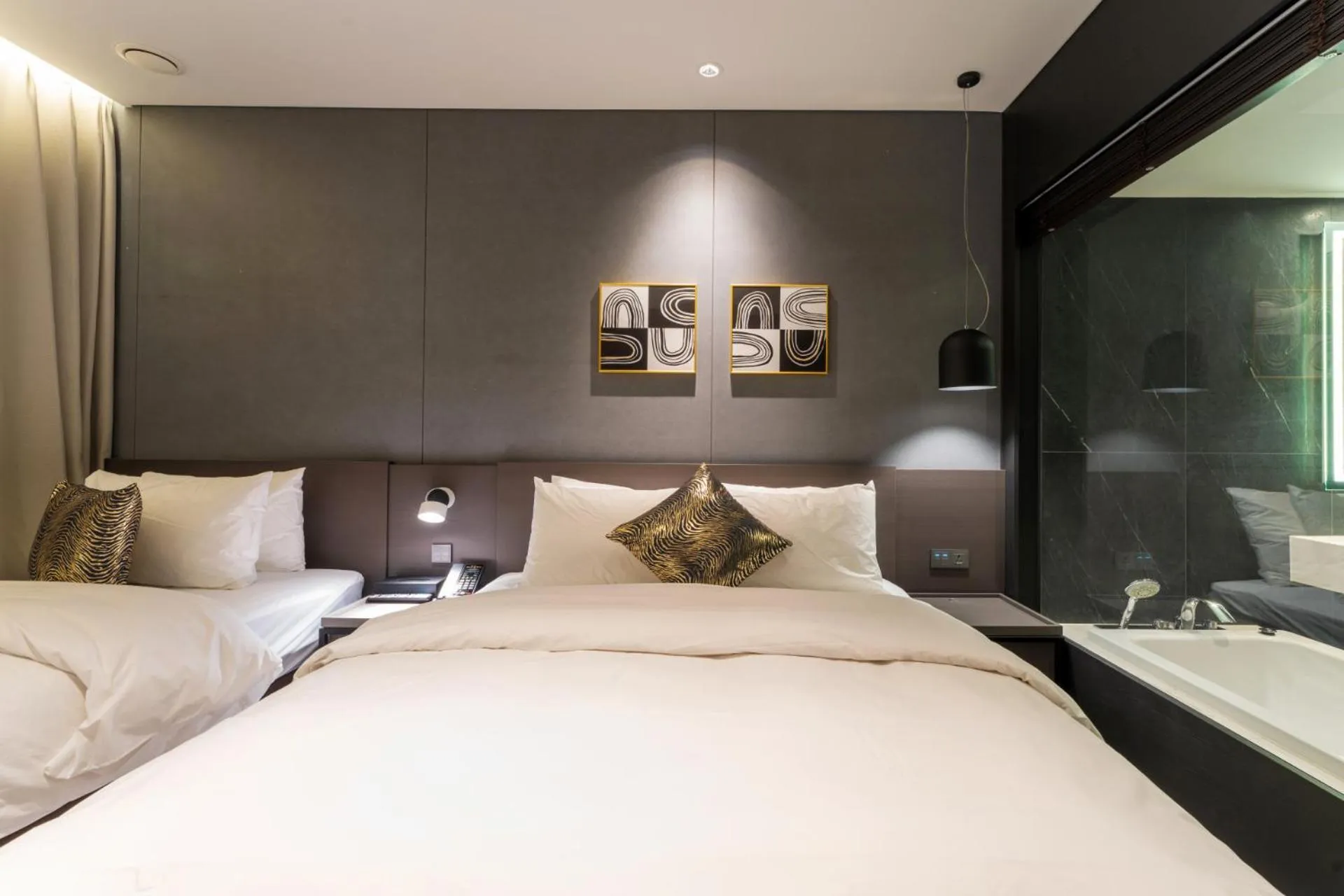 Bed in Hotel SoulHada