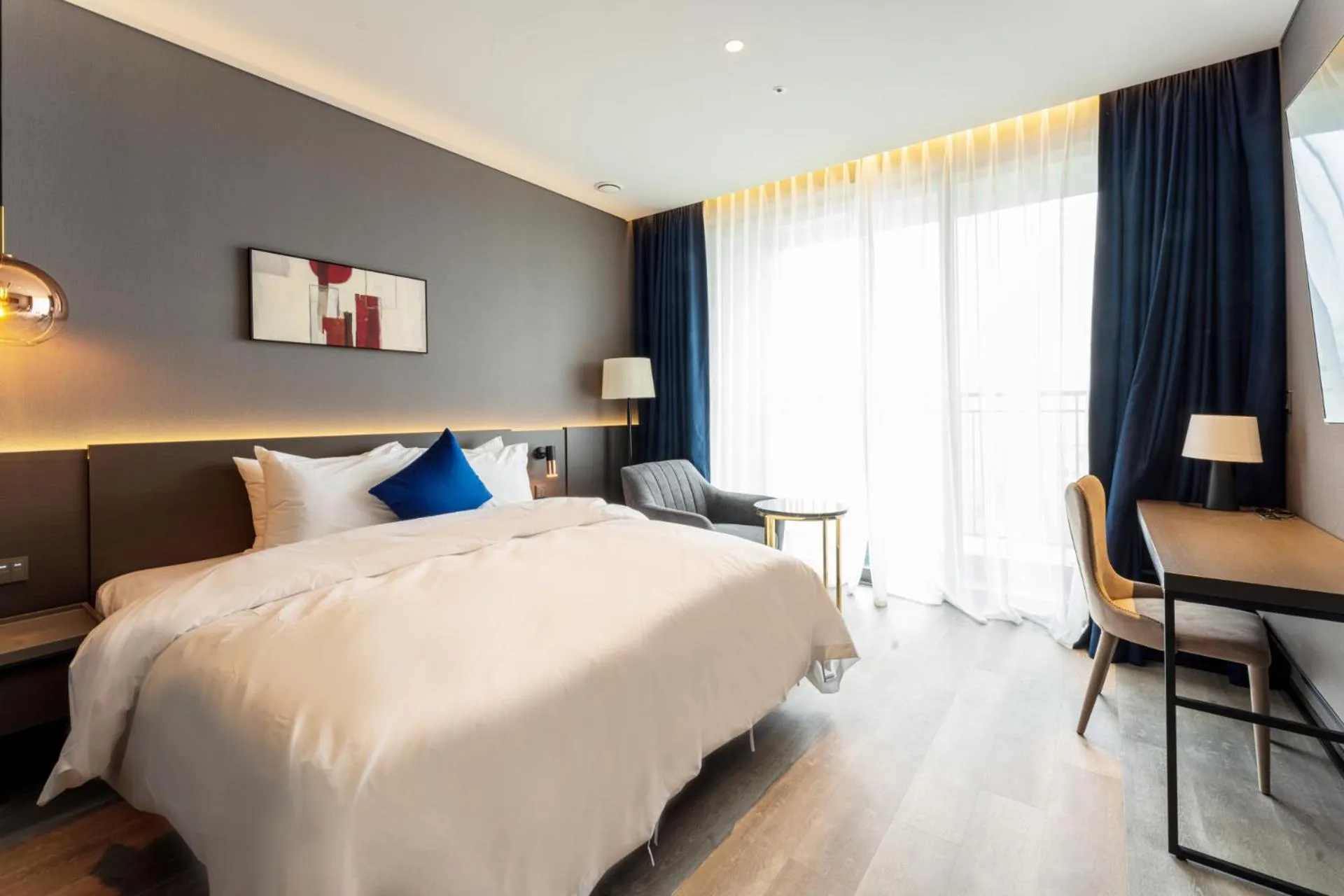 Bed in Hotel SoulHada