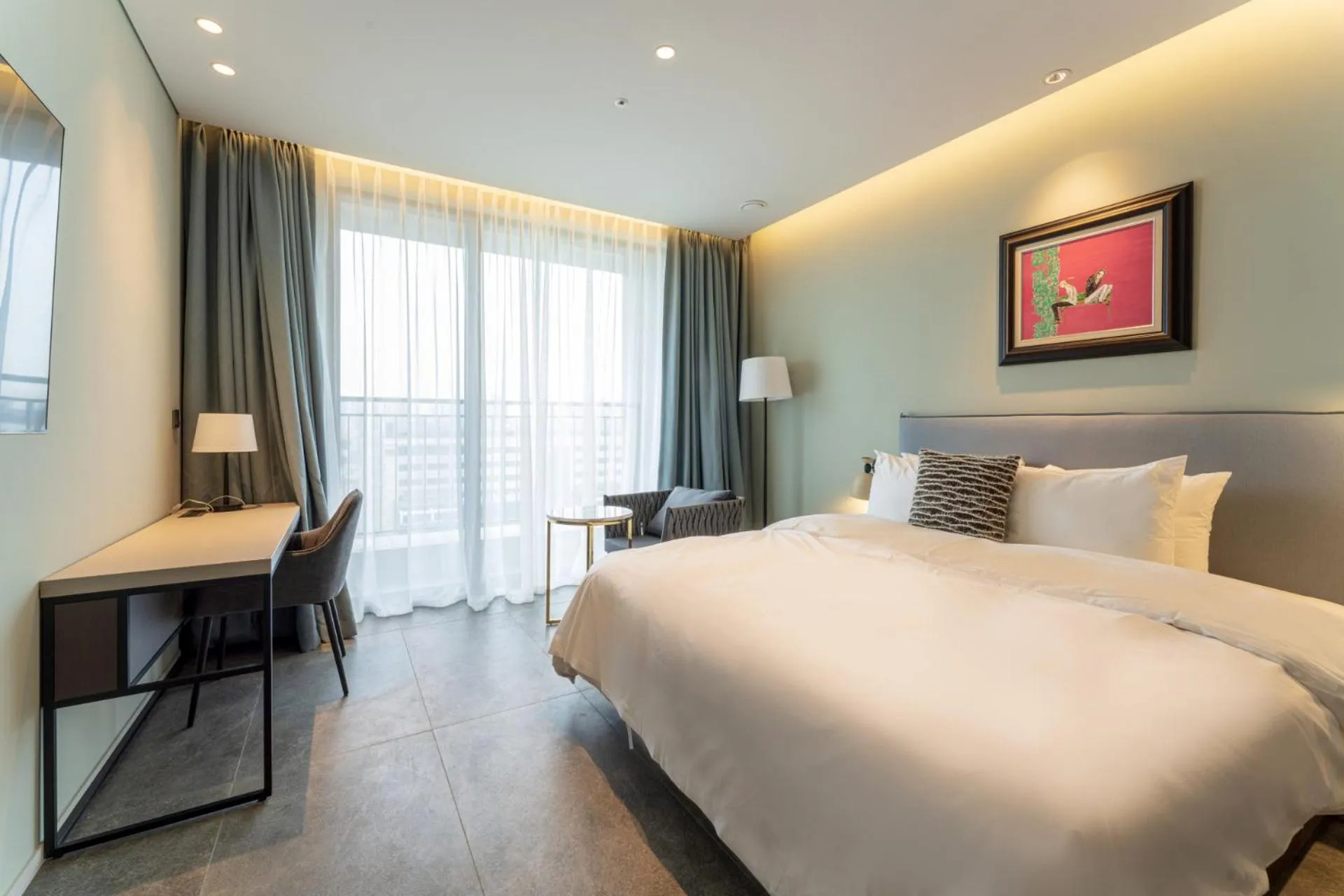 Bed in Hotel SoulHada