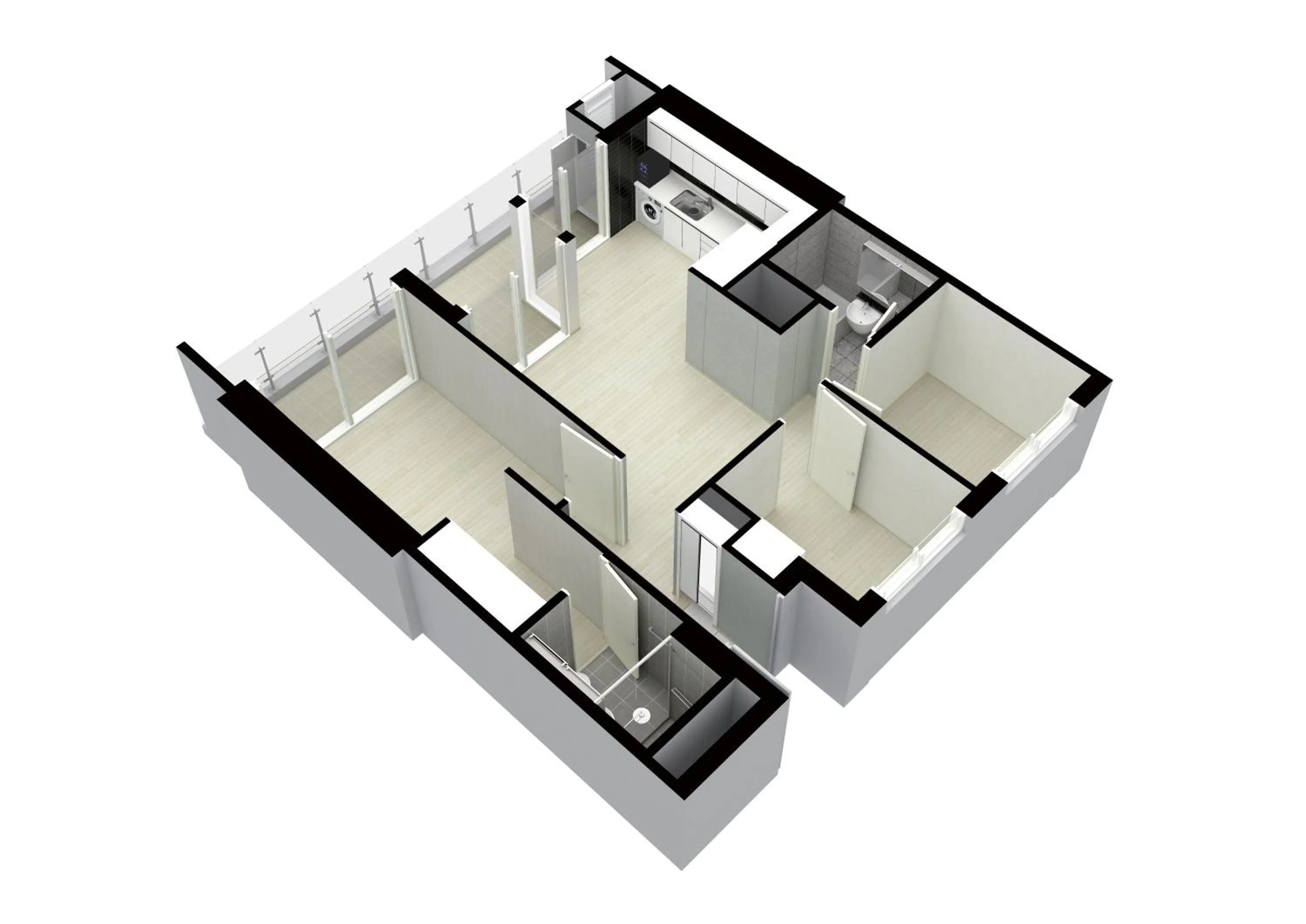 Floor plan in Gangneung Chonpines Ocean Suites Hotel