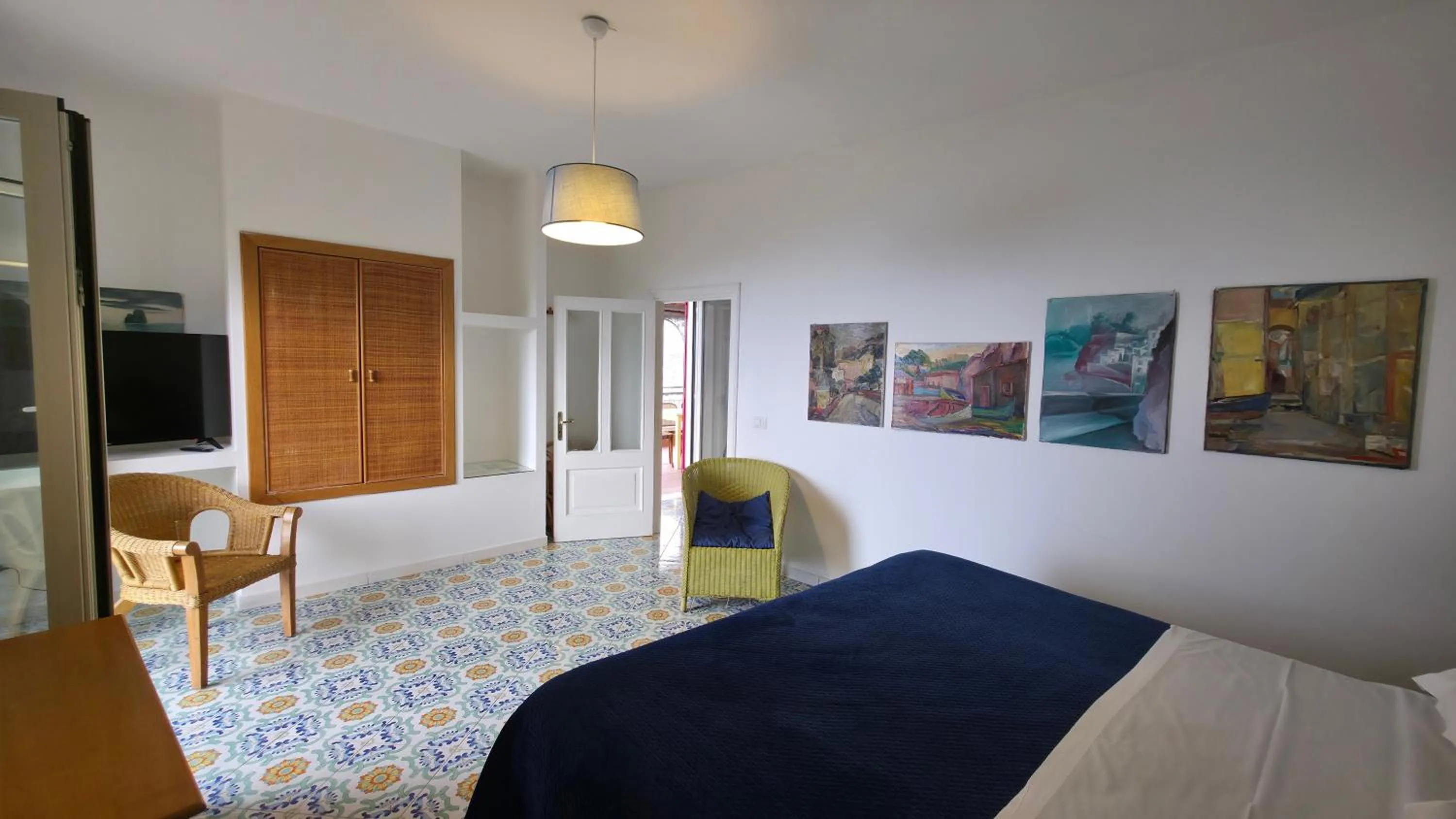 Communal lounge/ TV room, Bed in Agriturismo Fattoria Terranova