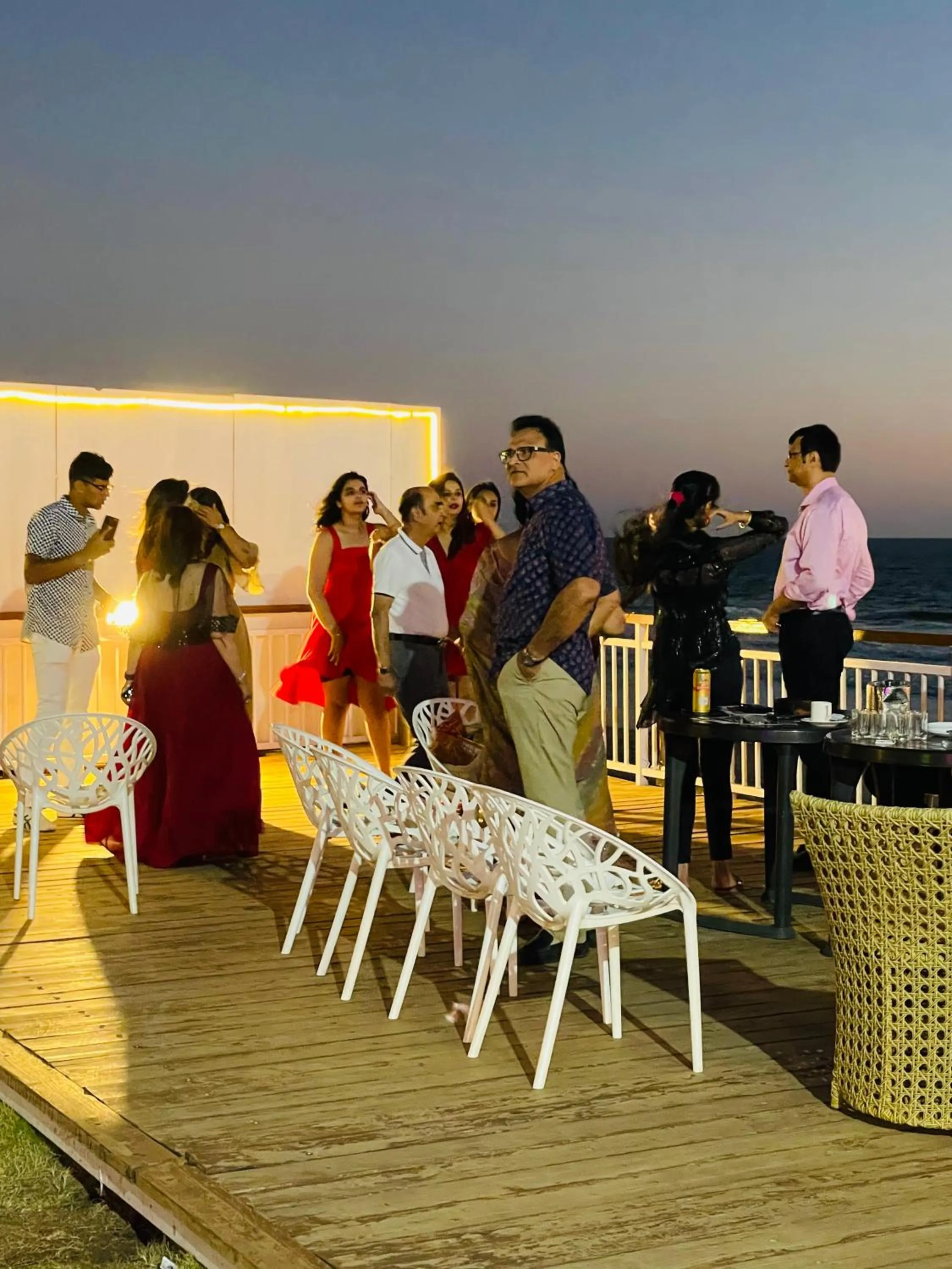 People in Maargit Beach Resort