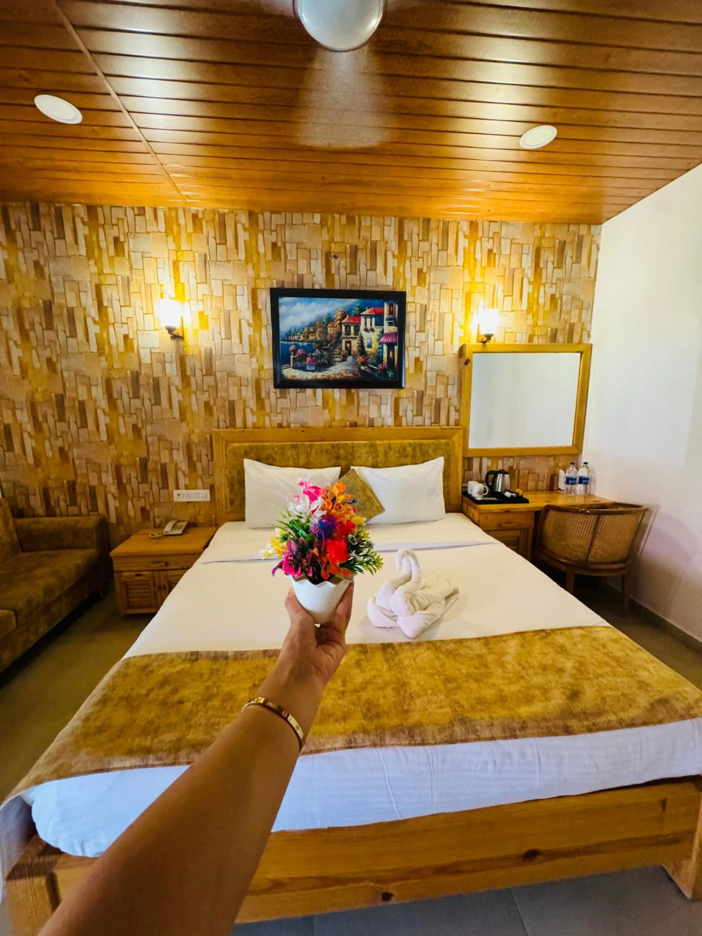 Bed in Maargit Beach Resort