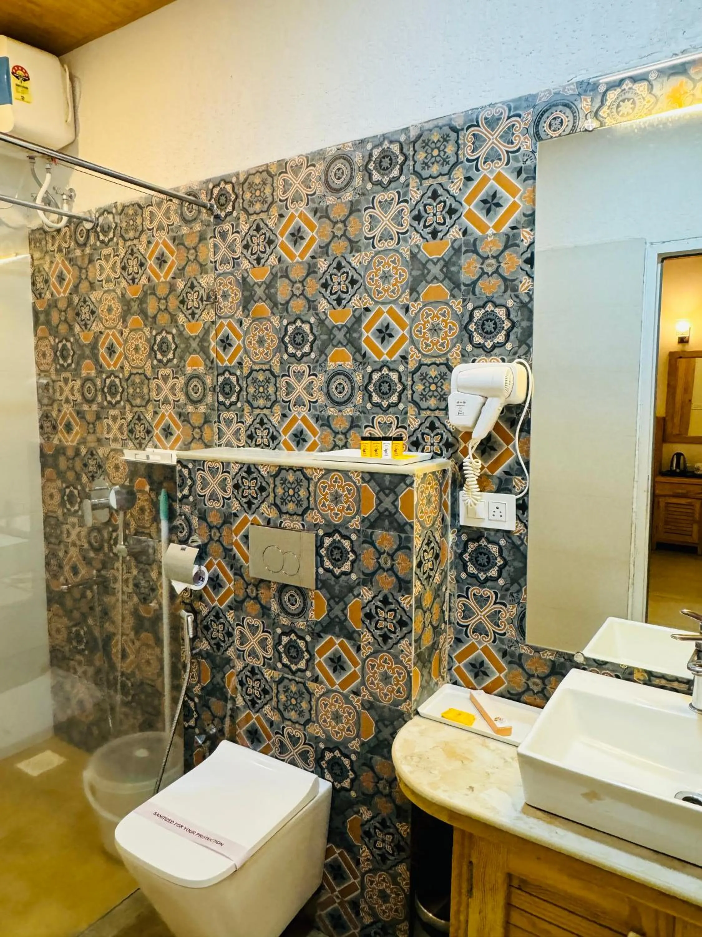 Shower in Maargit Beach Resort