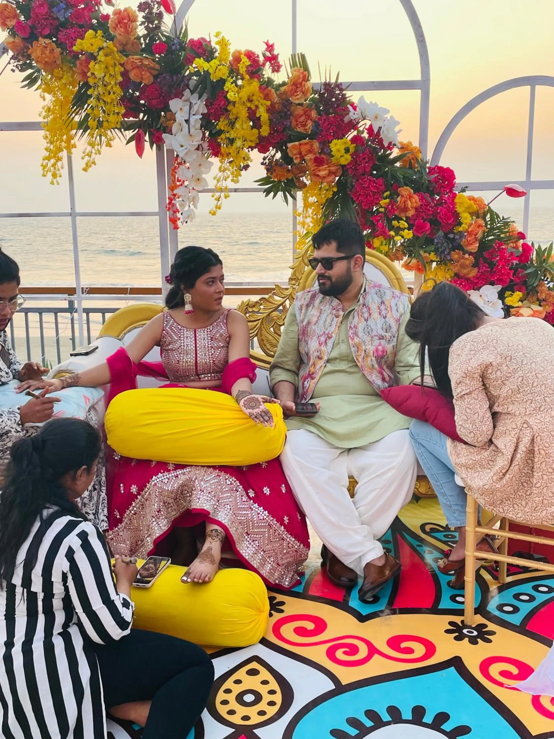 People in Maargit Beach Resort